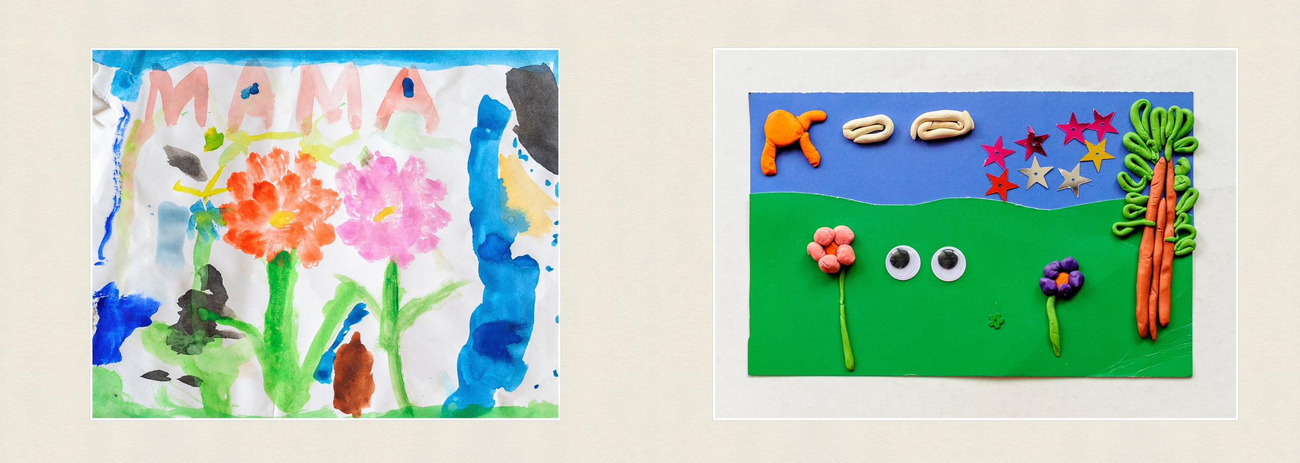 Алинины шедевры — фотокнига из рисунков. Семейный фотограф в Москве Елена Снегирева