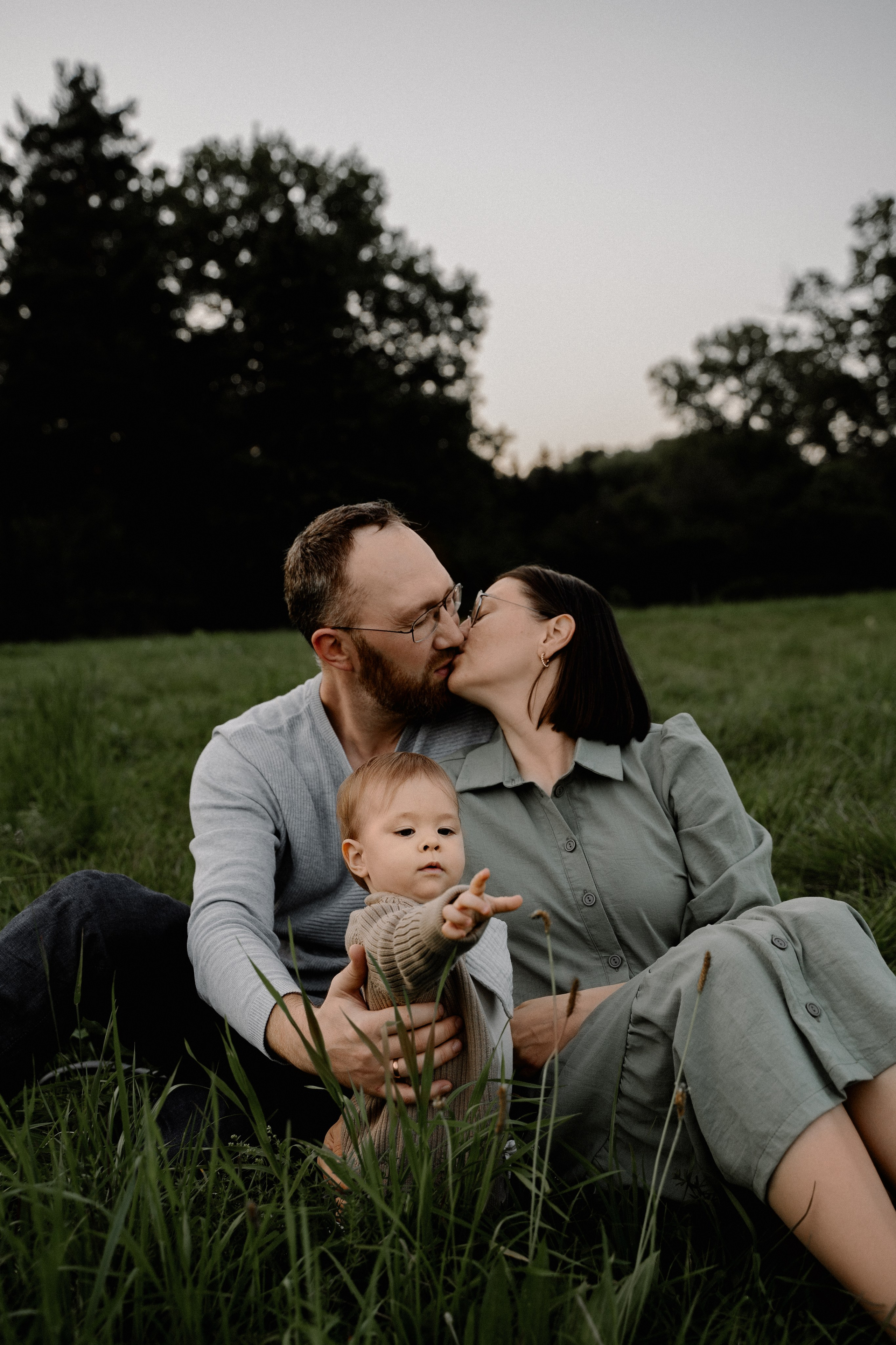 Втроем. Семейный фотограф в Москве Надя Бугаева