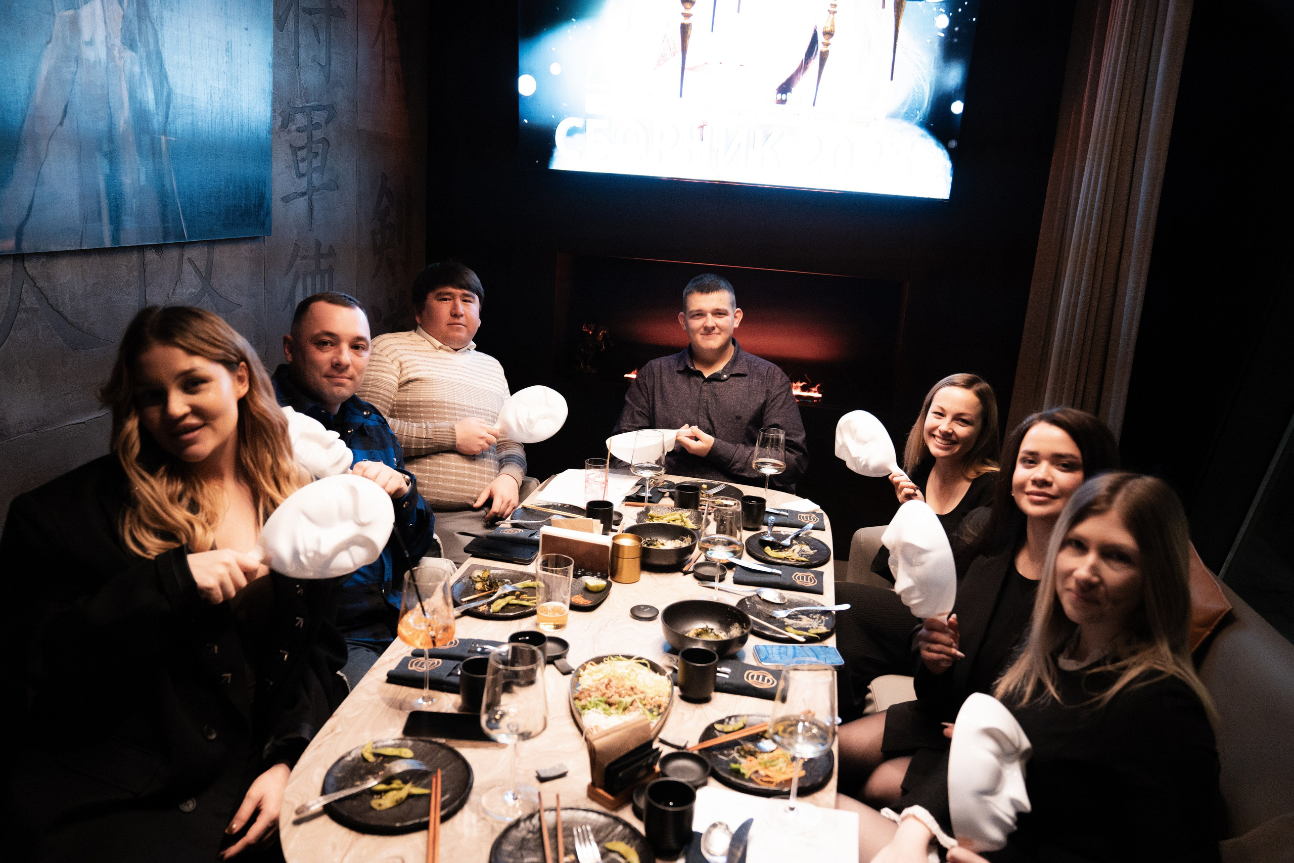 Корпоратив Максим и Настя