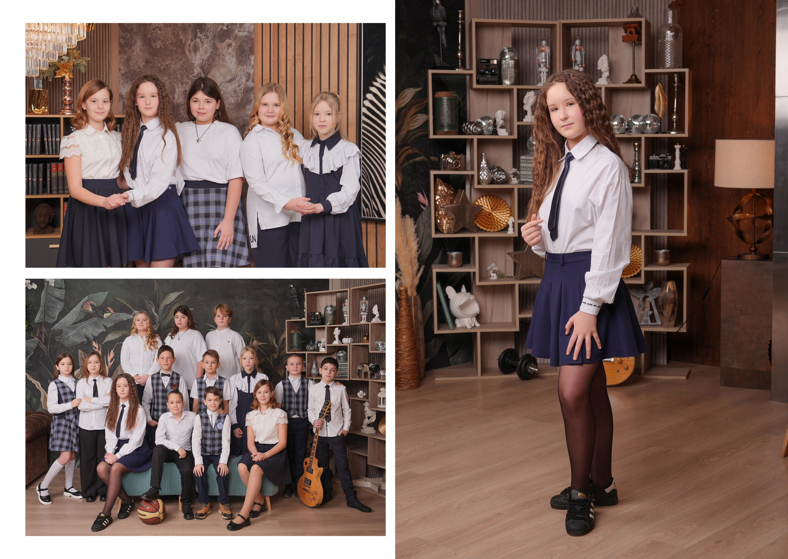 ШКОЛА 50 — 4 «В» класс. Красивый выпускной альбом в Краснодаре