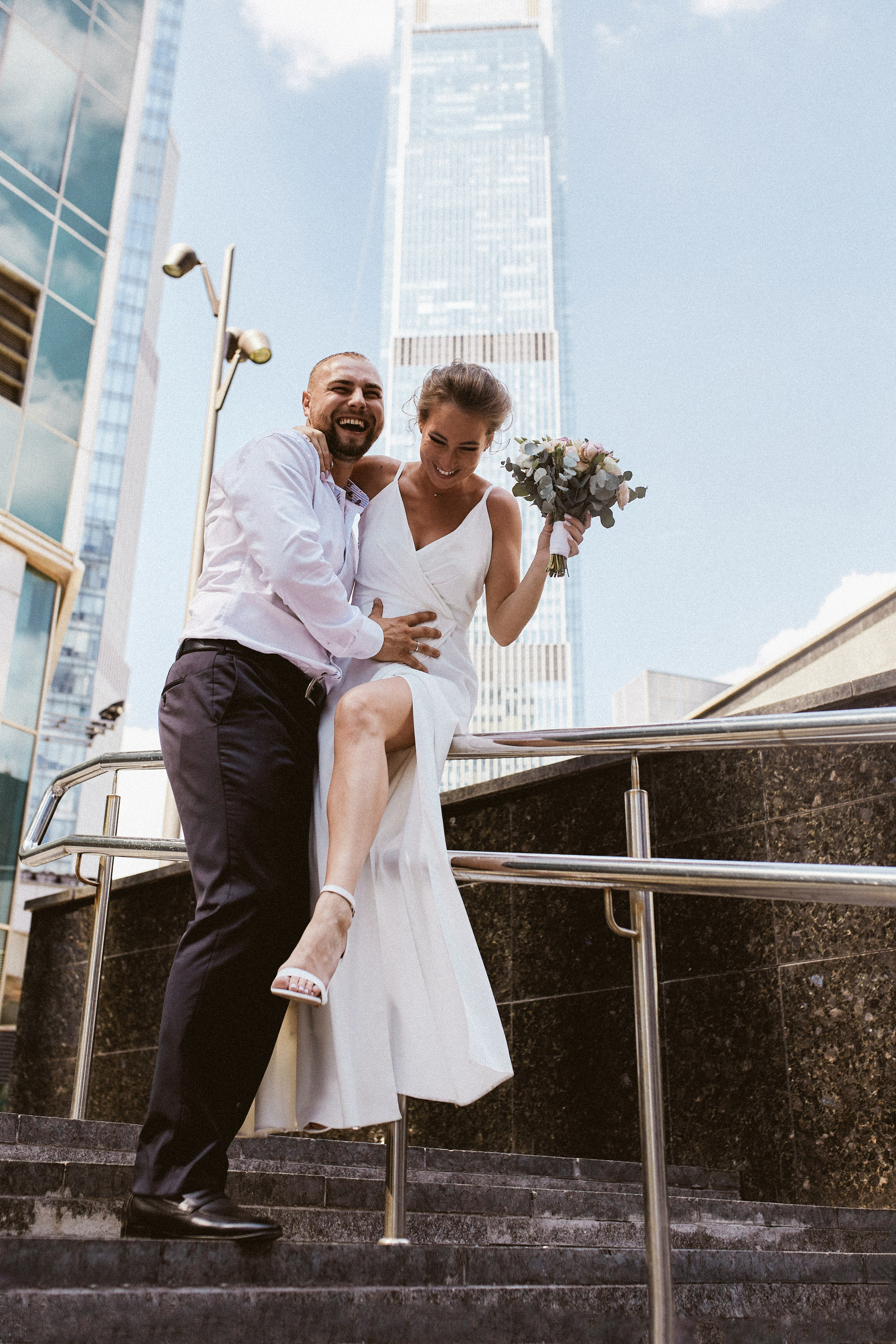 Свадьба в Сити. Портретный фотограф в Москве Мария Варлей