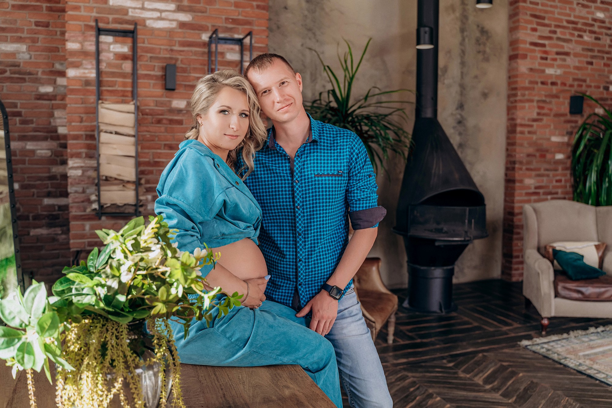 Фотосессия беременности с мужем