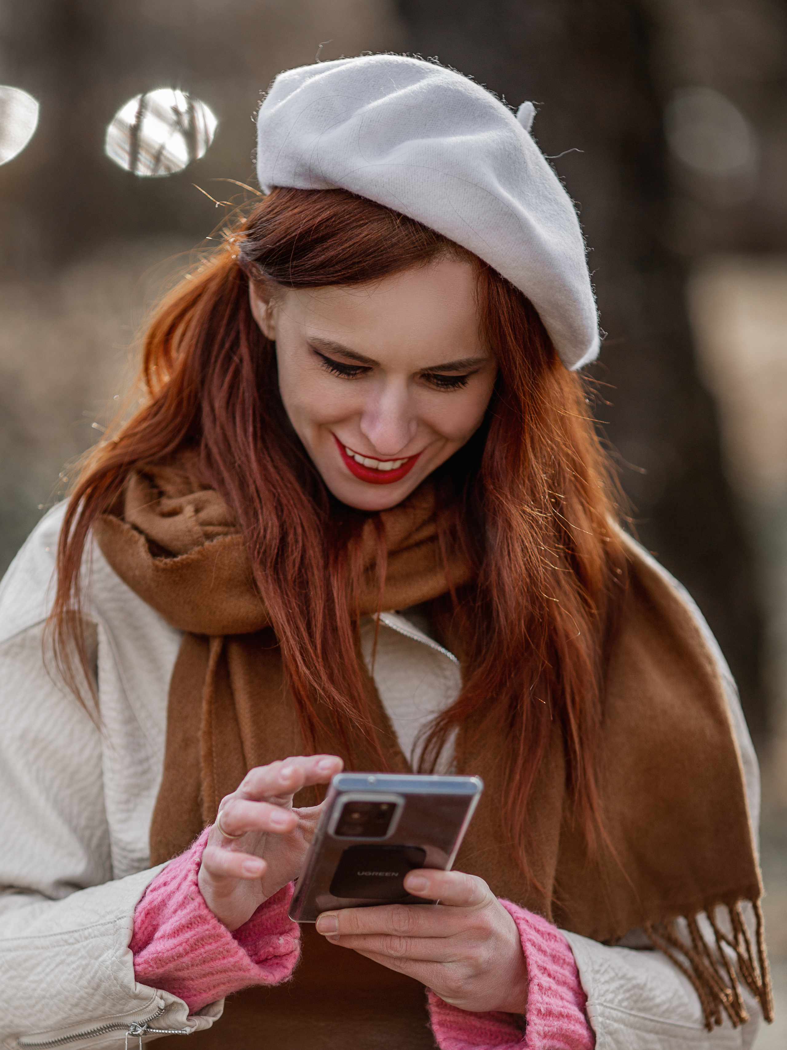 Екатерина. Межсезонье в Ботаническом саду. Детский семейный фотограф в г. Москве Жанна Трофимова