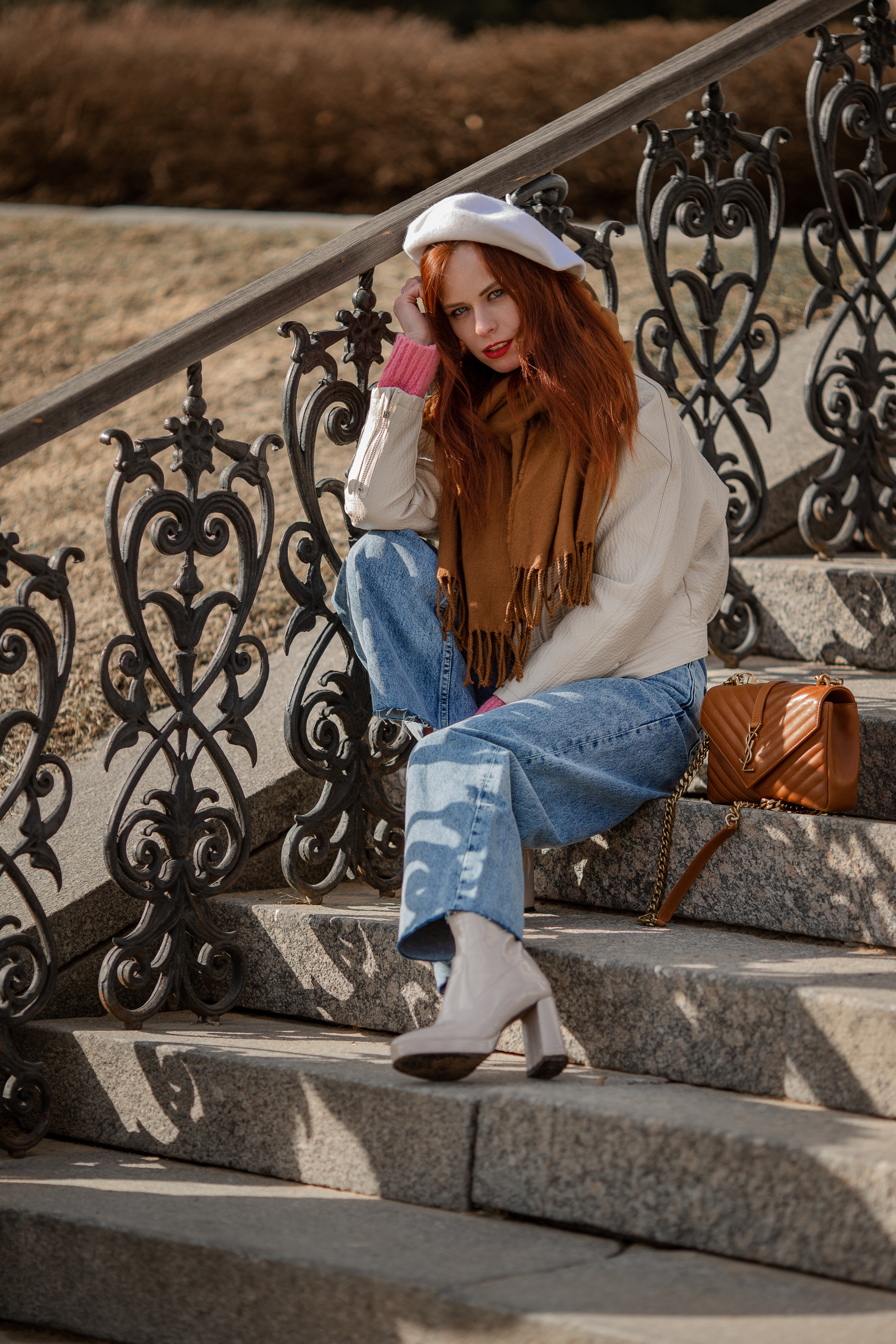 Екатерина. Межсезонье в Ботаническом саду. Детский семейный фотограф в г. Москве Жанна Трофимова