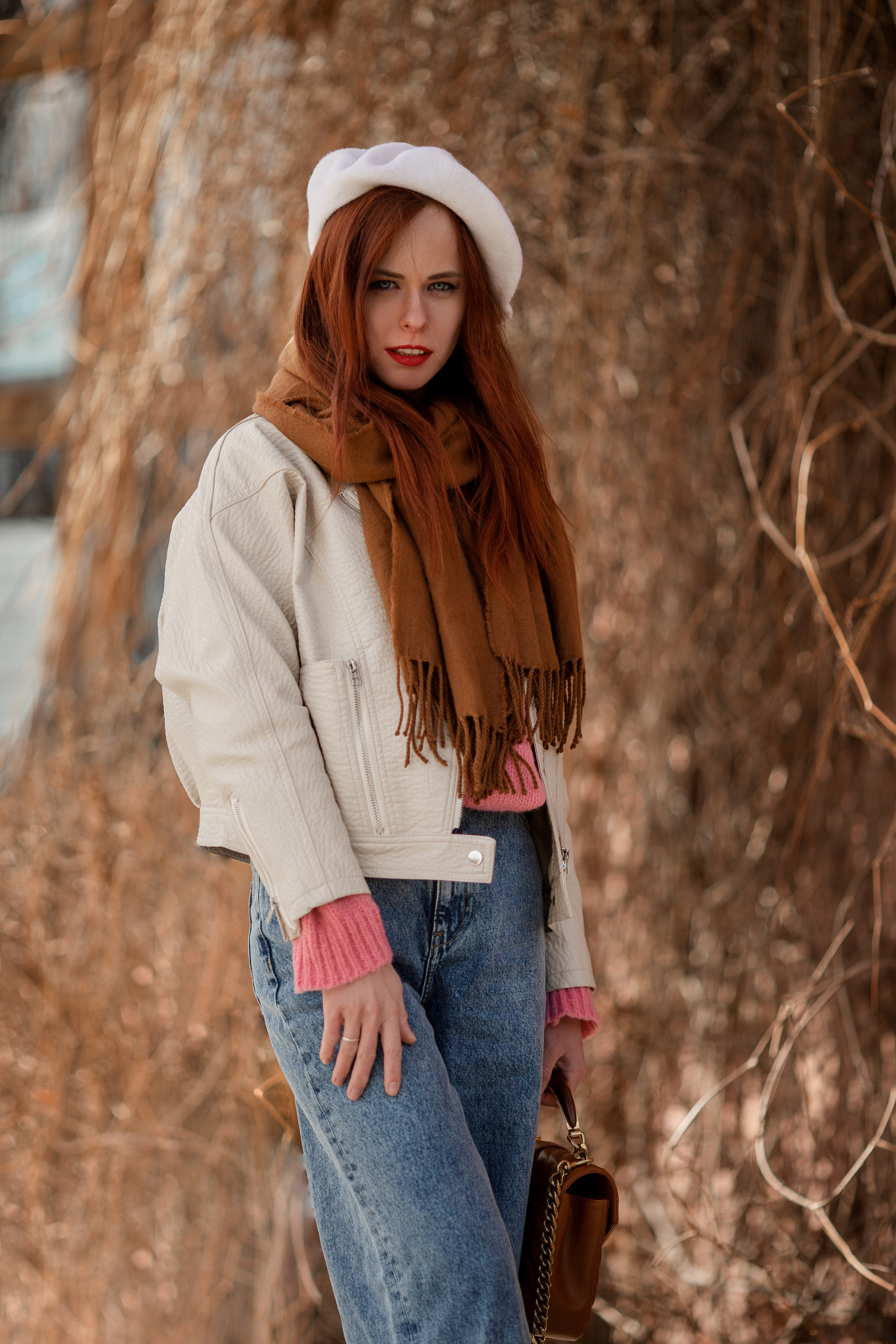 Екатерина. Межсезонье в Ботаническом саду. Детский семейный фотограф в г. Москве Жанна Трофимова