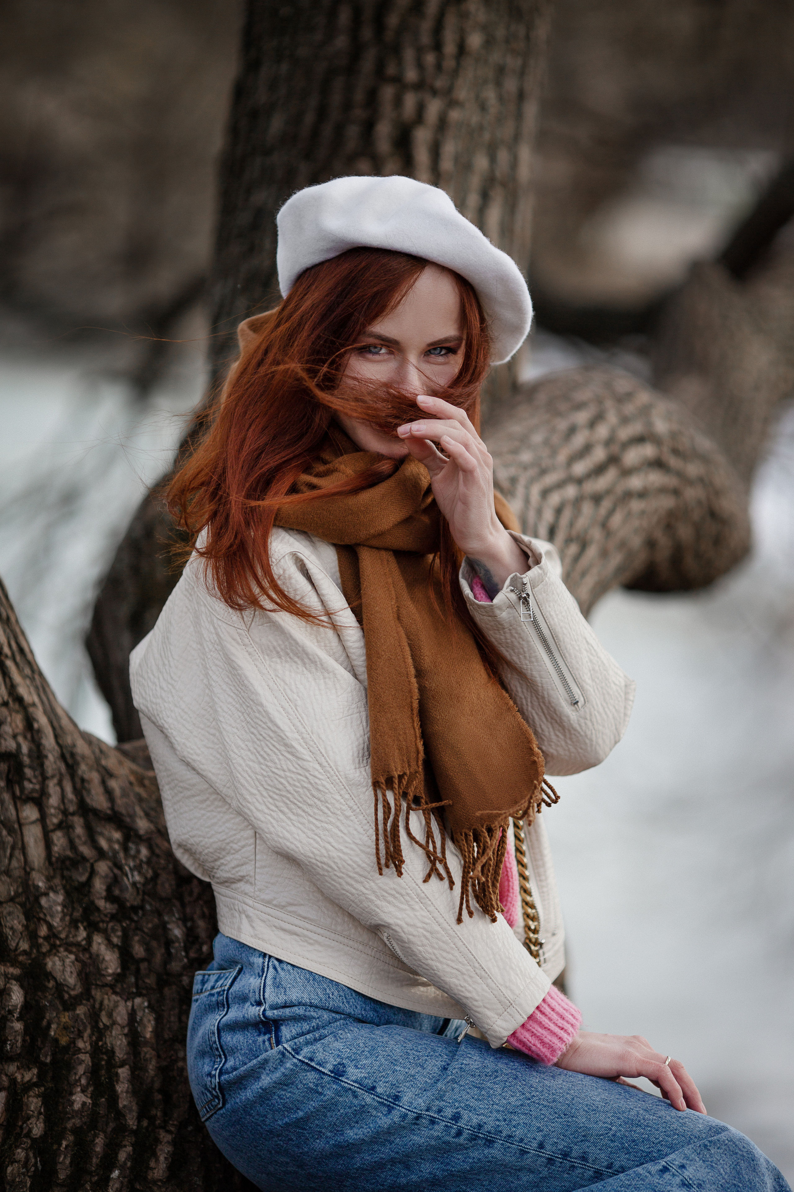 Екатерина. Межсезонье в Ботаническом саду. Детский семейный фотограф в г. Москве Жанна Трофимова