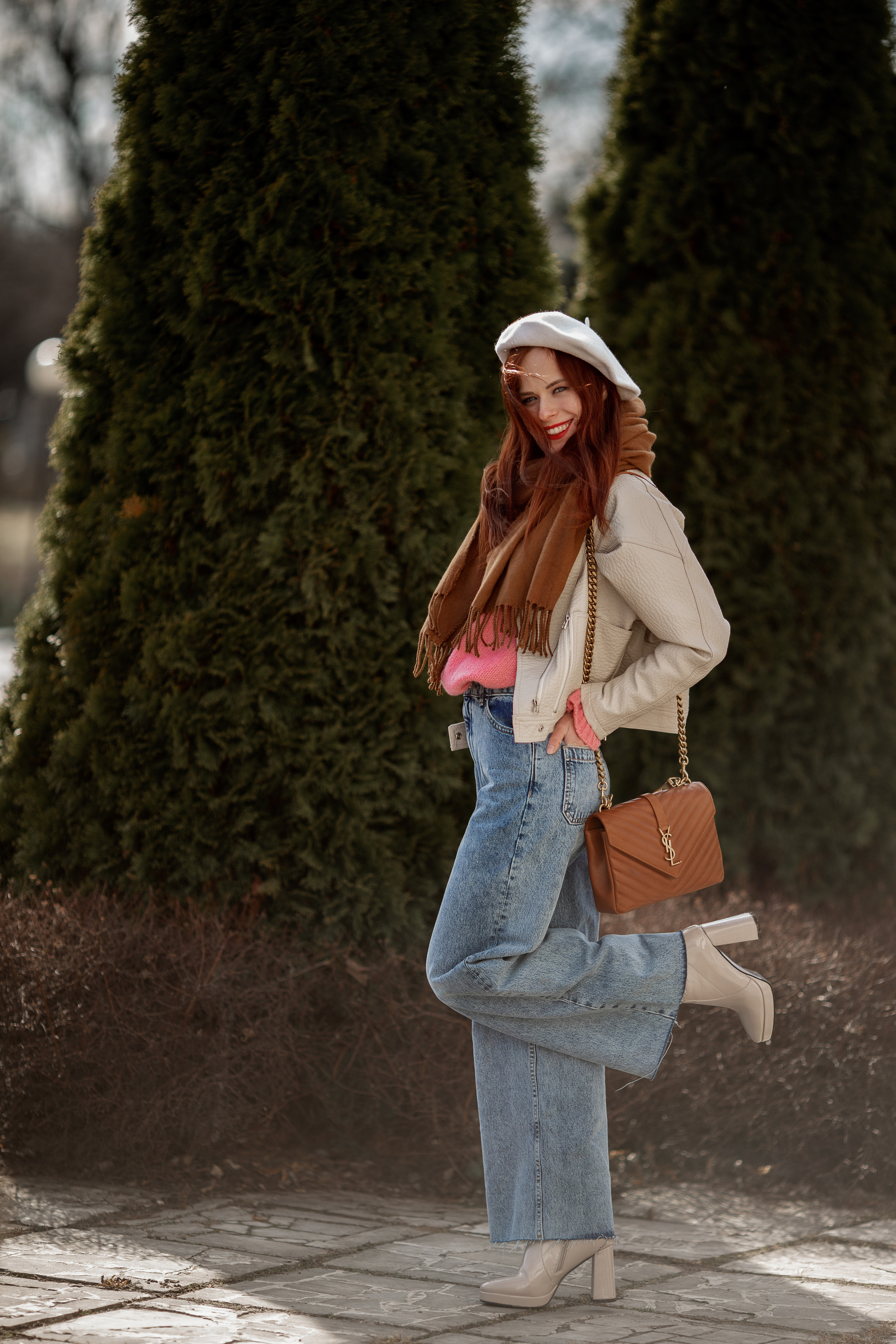 Екатерина. Межсезонье в Ботаническом саду. Детский семейный фотограф в г. Москве Жанна Трофимова