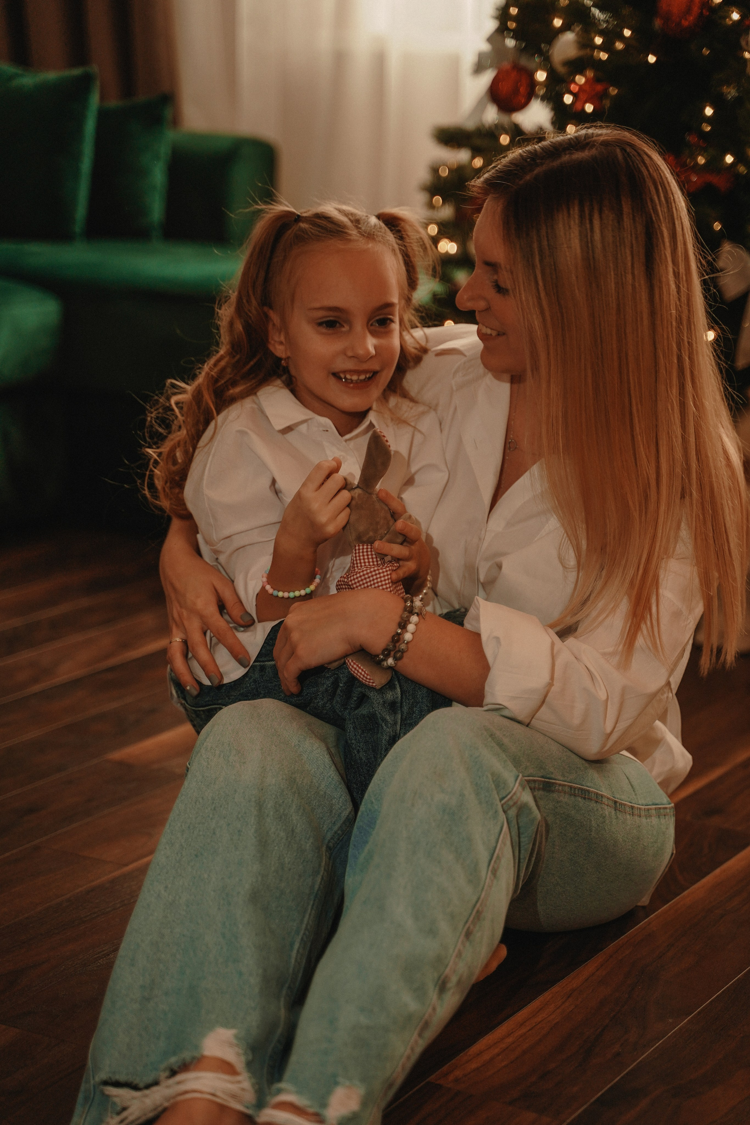Домашняя Новогодняя фотосессия. Семейный и женский фотограф в Краснодаре Анастасия Приймак