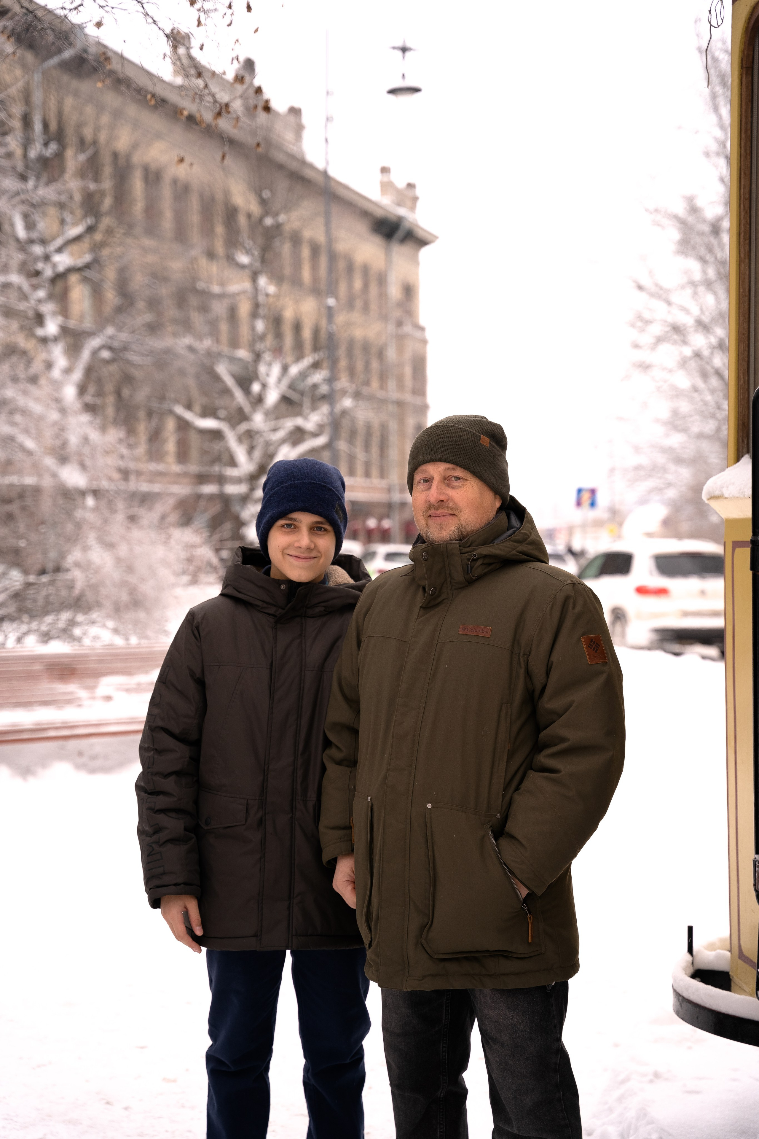 Январская прогулка: Даня, Елена и Андрей. Фотограф в Ульяновске Александра Григоровских