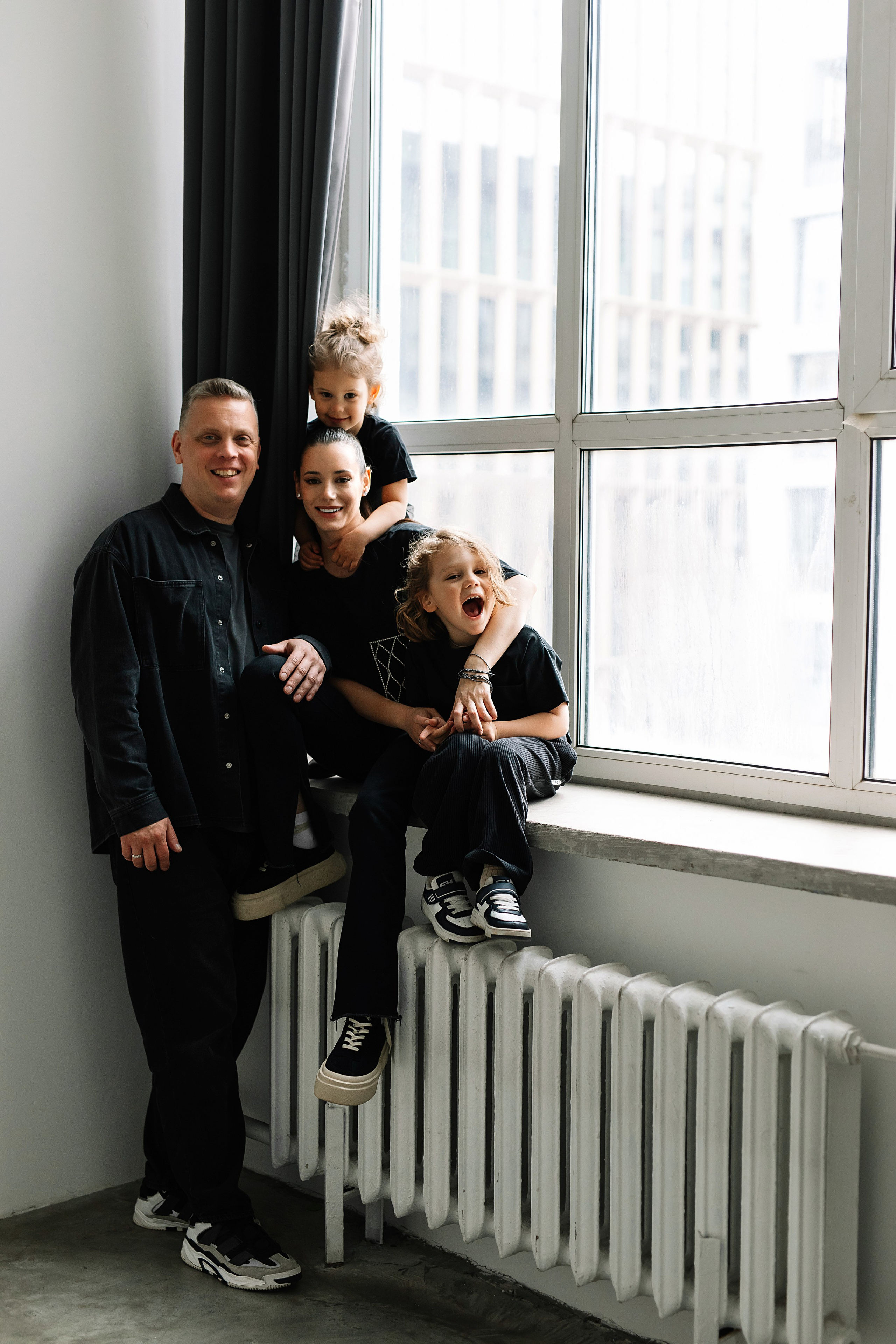 Семейная съемка в студии. Фотограф Москва Мария Захарова