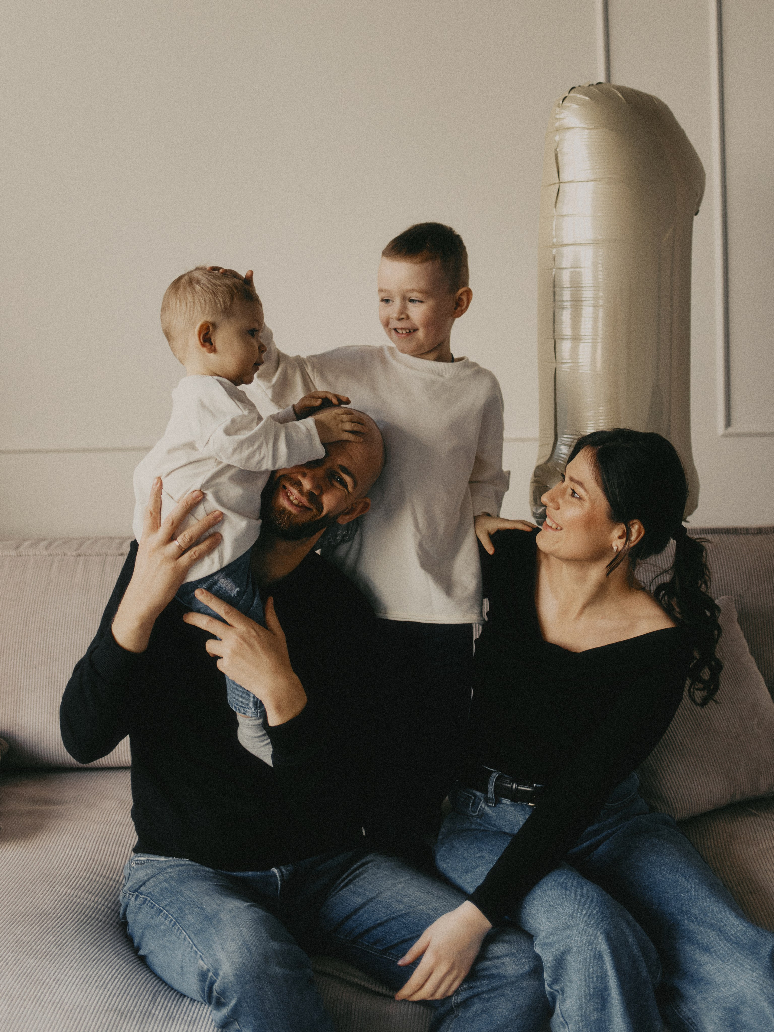 Леша, Кристина, Захар и Кирилл. Портретный фотограф в Москве Ольга Крылова