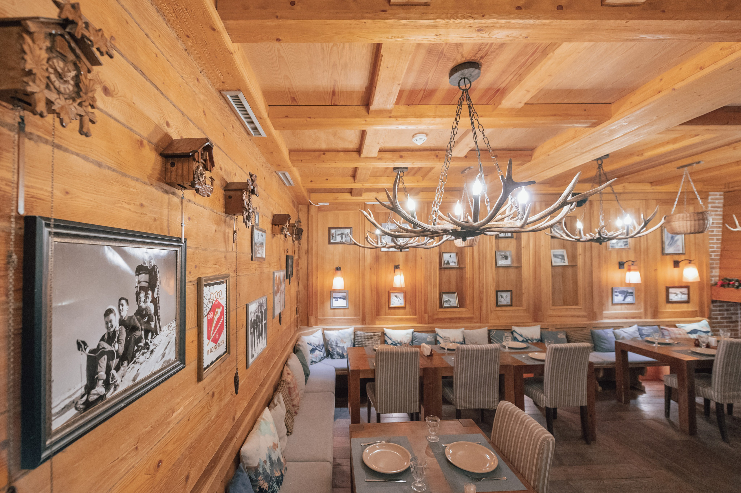 Ресторан «Шале» на курорте Газпром Поляна. Репортажный фотограф в Красной Поляне и Сочи Павлюченко Екатерина