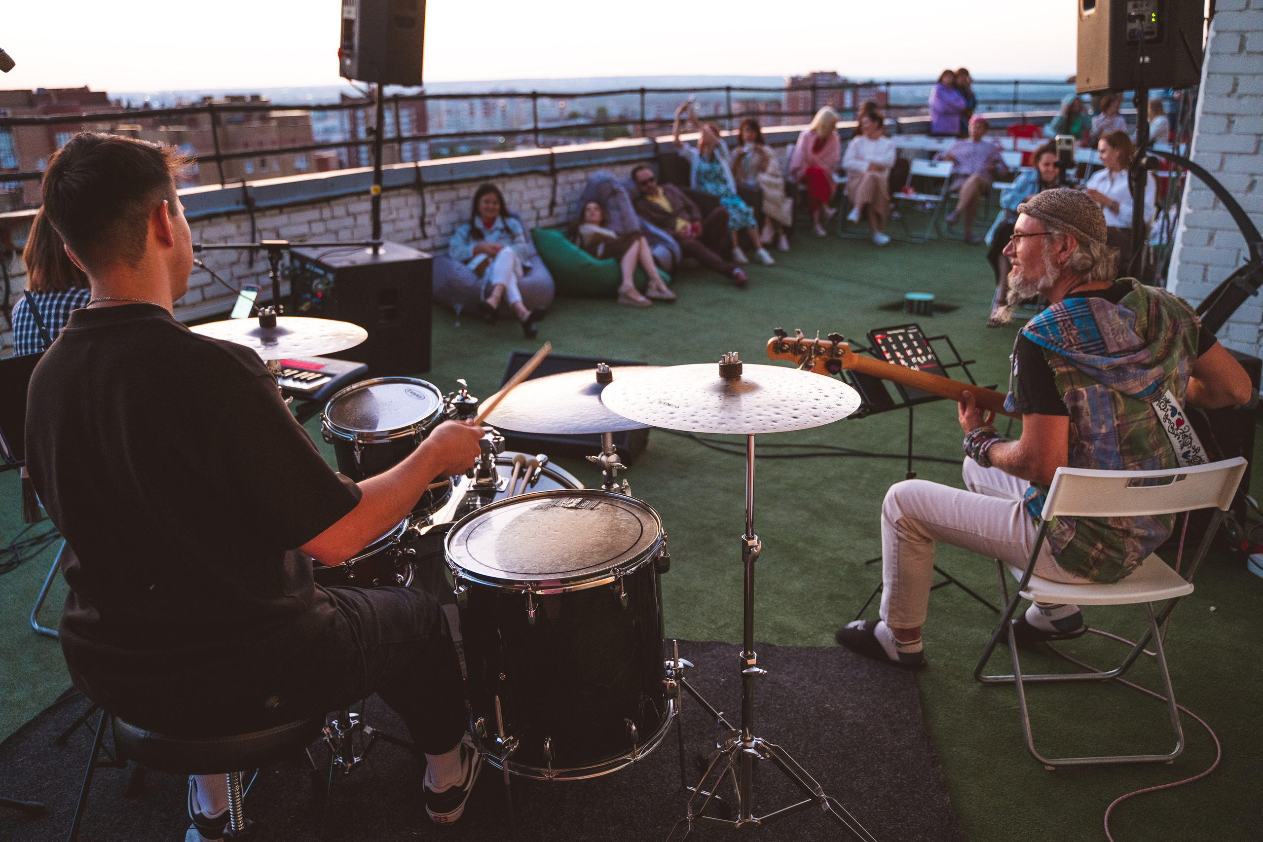Джаз на крыше в «Доме Карлсона». Свадебный и репортажный фотограф в Уфе| Осетрова Ольга