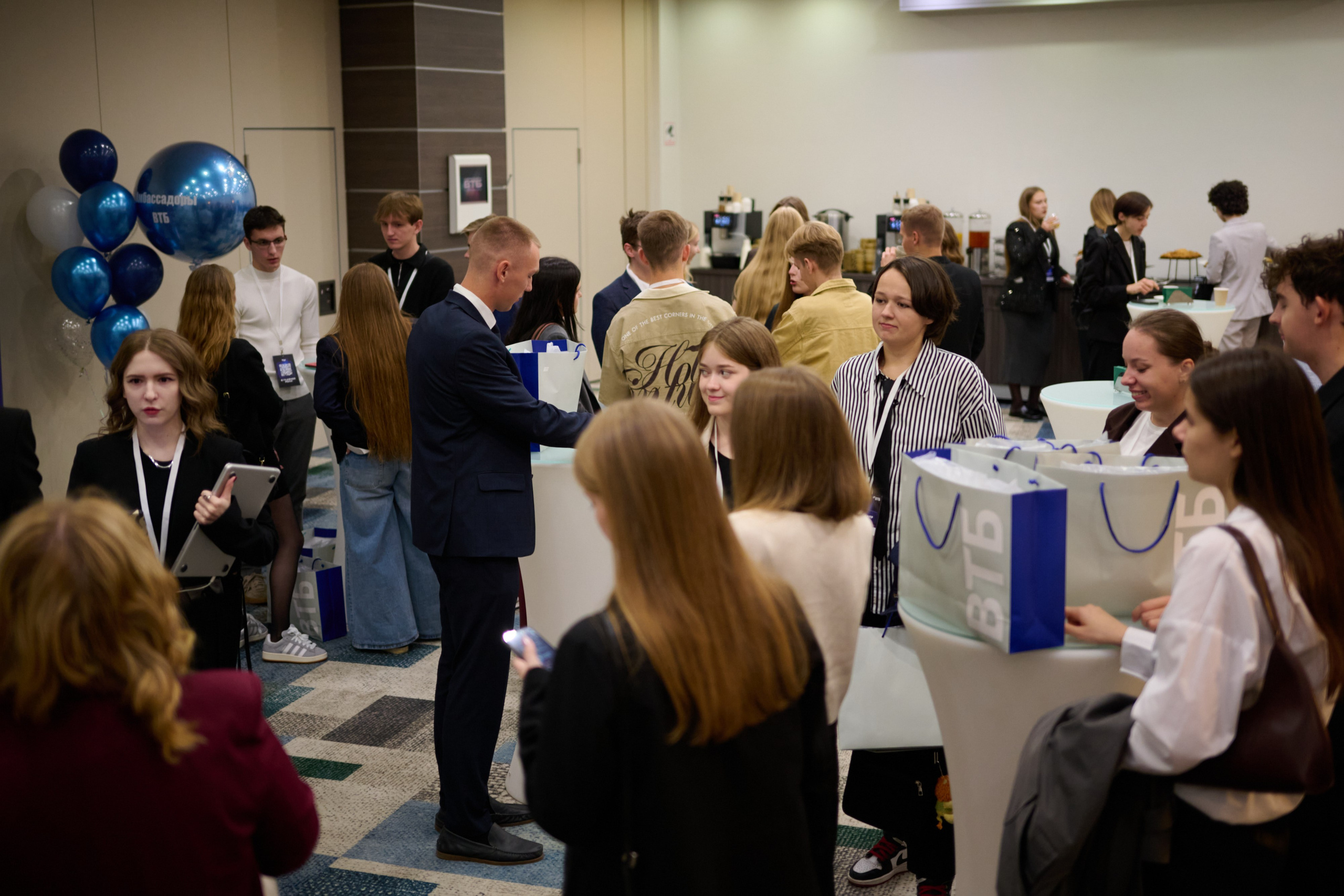 Репортажная съёмка Амбассадорской программы ВТБ в Москва-Сити