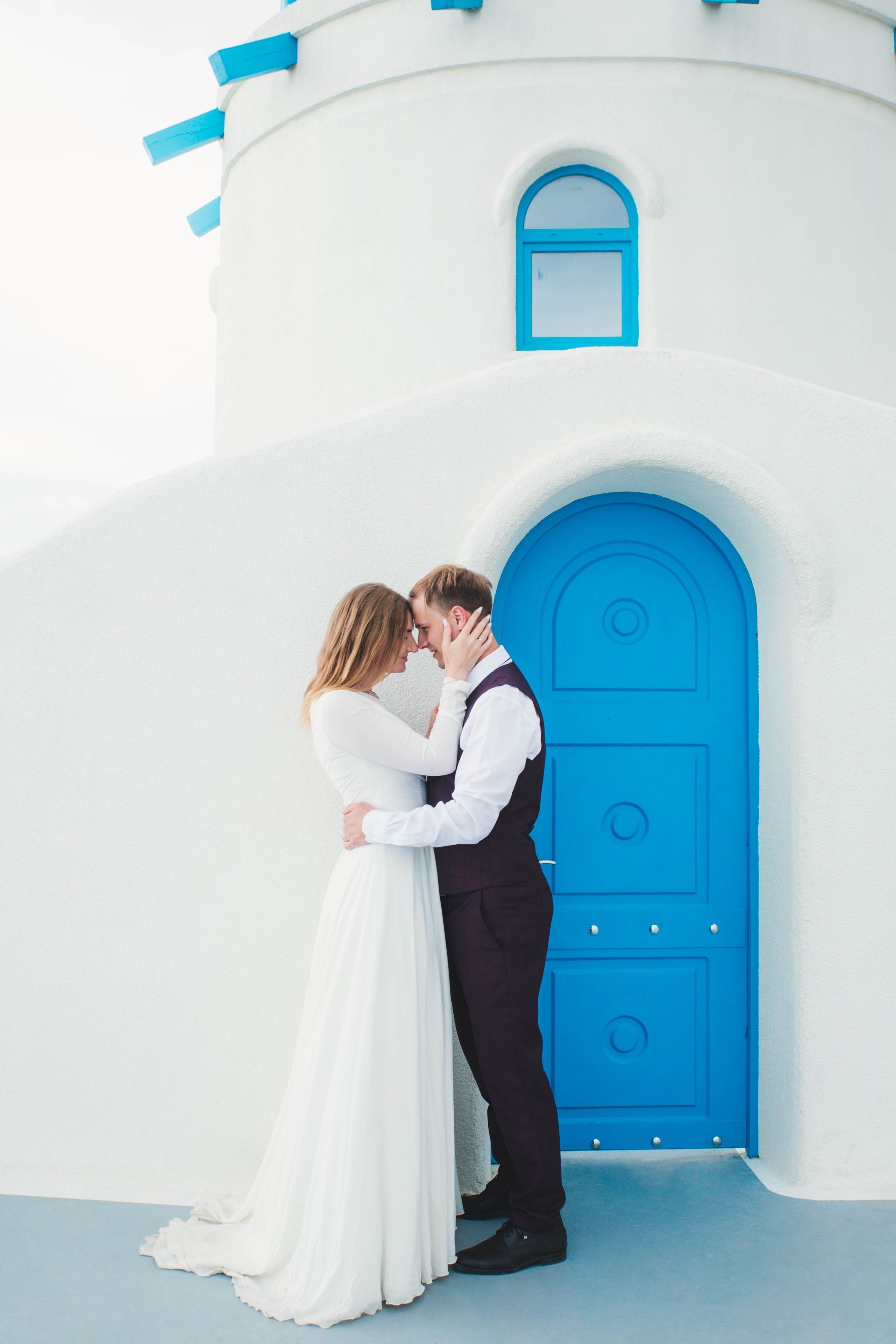 Ксения & Иван. Свадебная съемка в Санторини и Херсонесе. Свадебный и контент фотограф в Севастополе и Крыму Марина Данилова