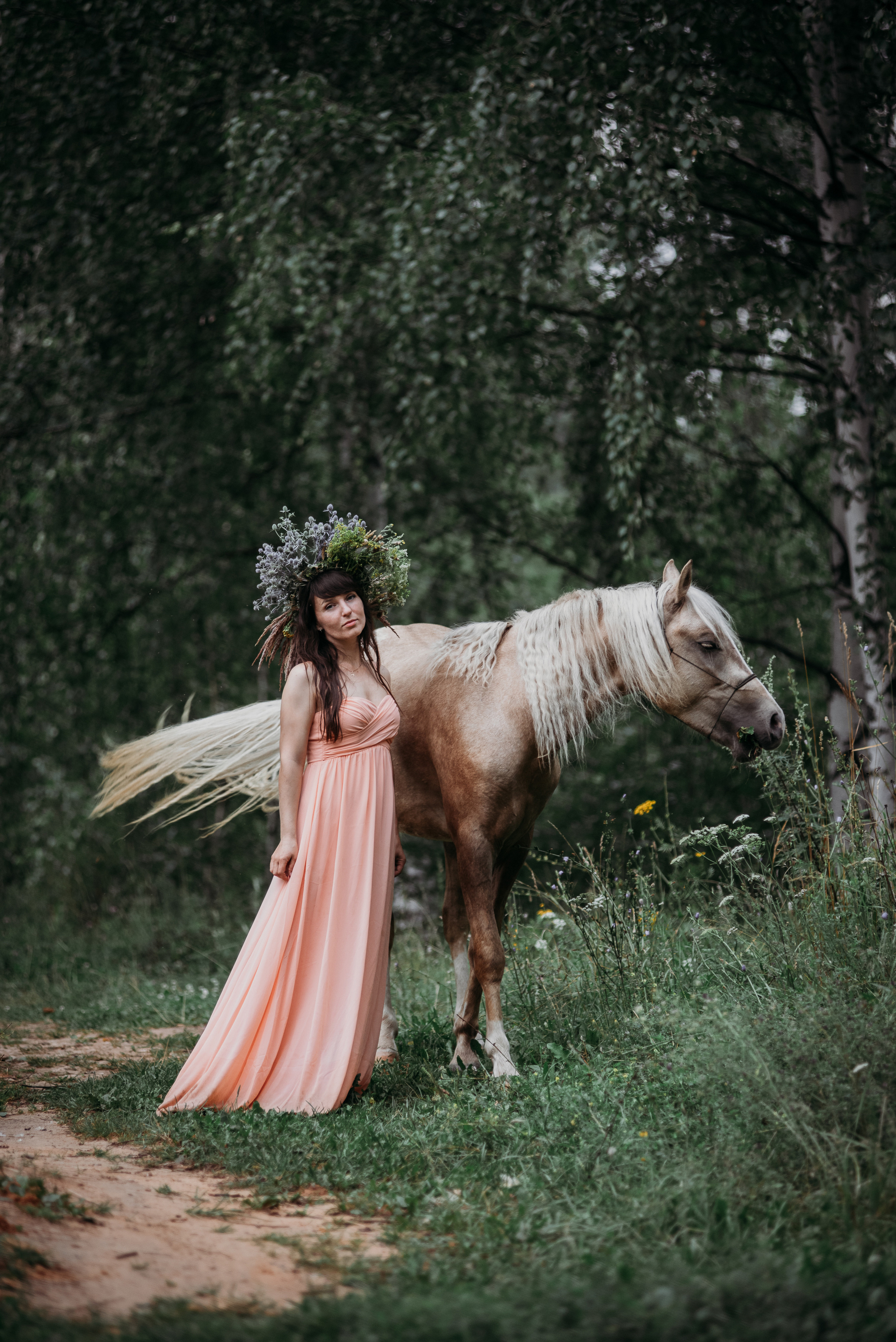 Сатурн и Нимфа. Фотосессии с лошадьми. Женский фотограф Наталья Латыпова