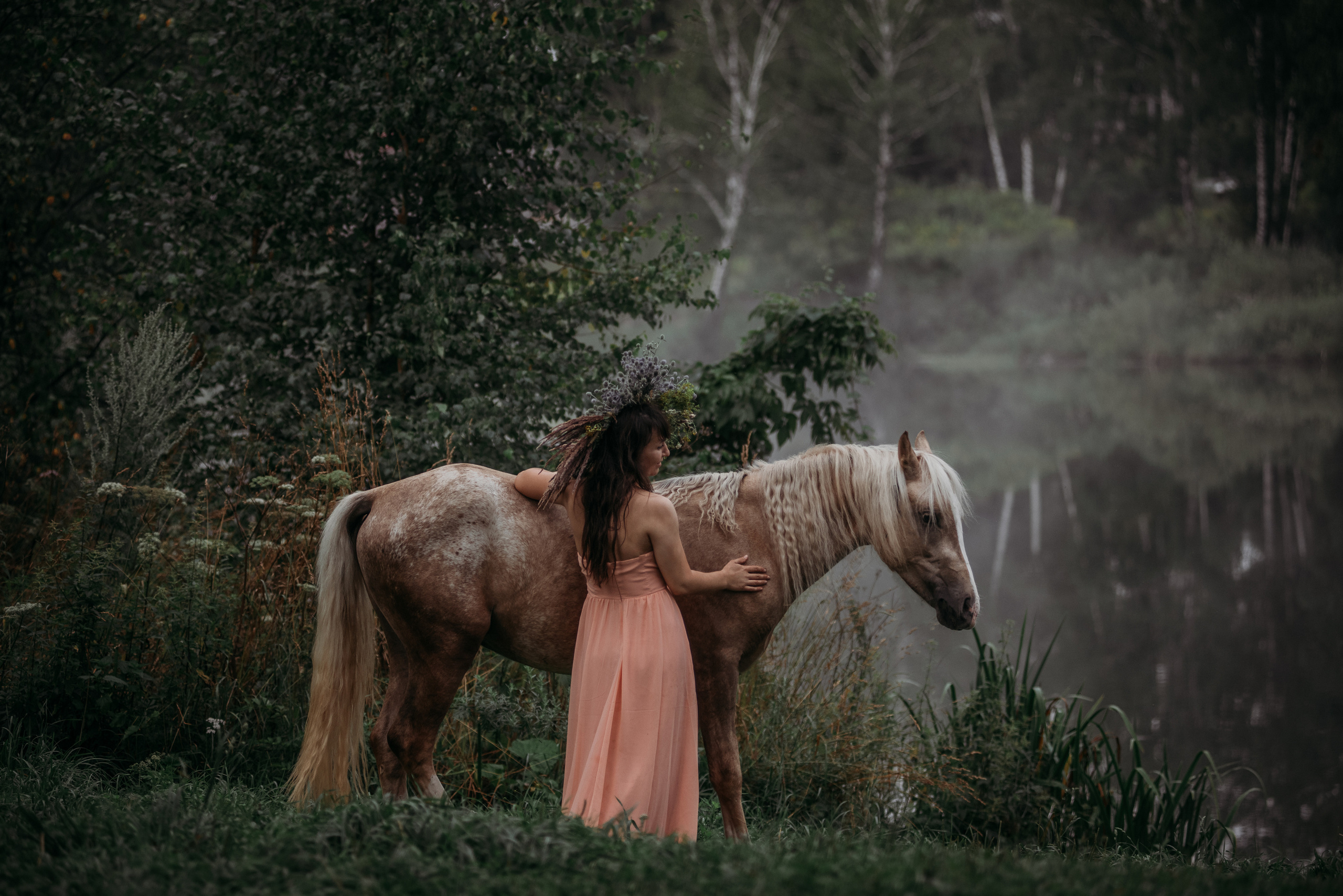 Сатурн и Нимфа. Фотосессии с лошадьми. Женский фотограф Наталья Латыпова