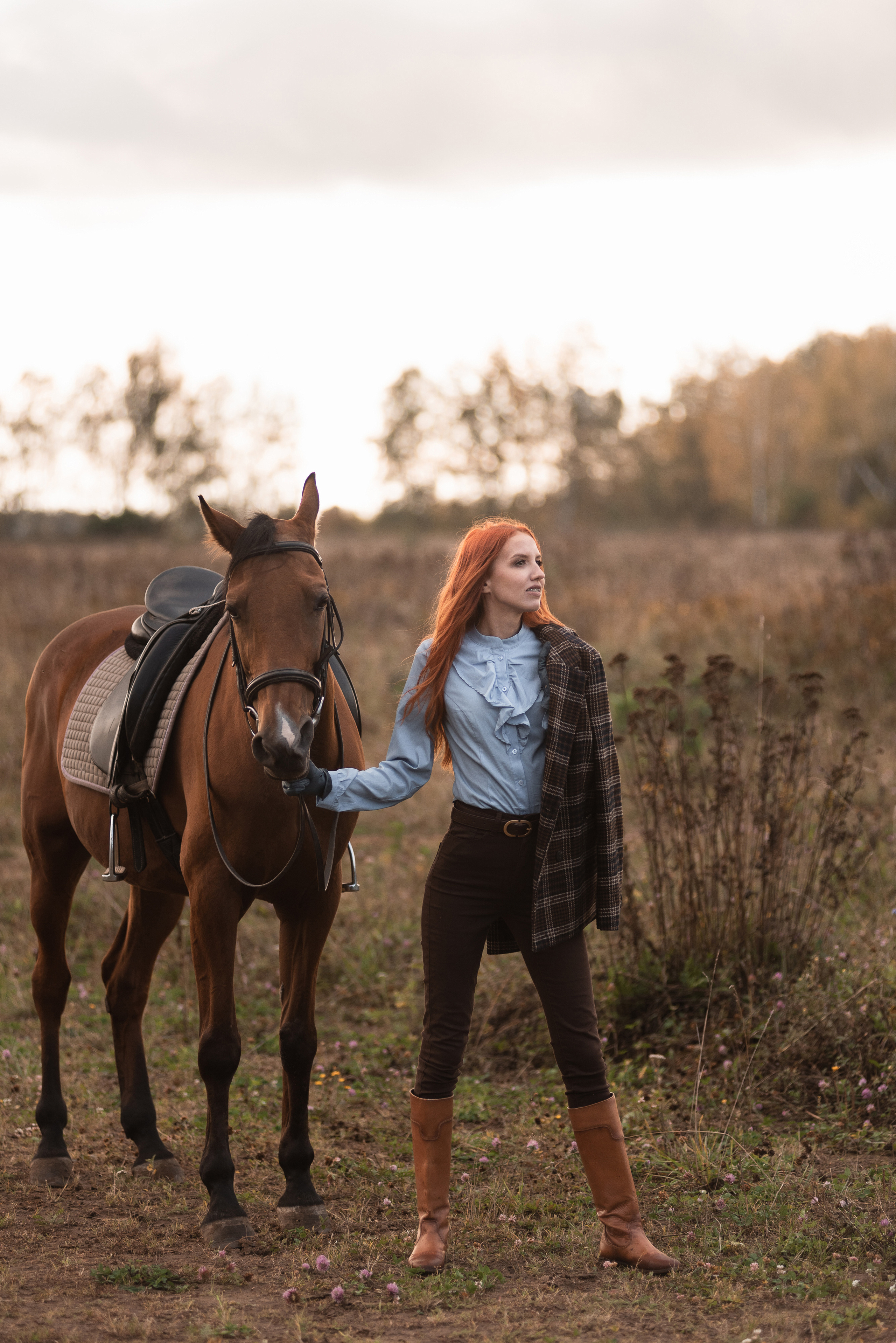 Ольга и Альтаир. Фотосессии с лошадьми. Женский фотограф Наталья Латыпова