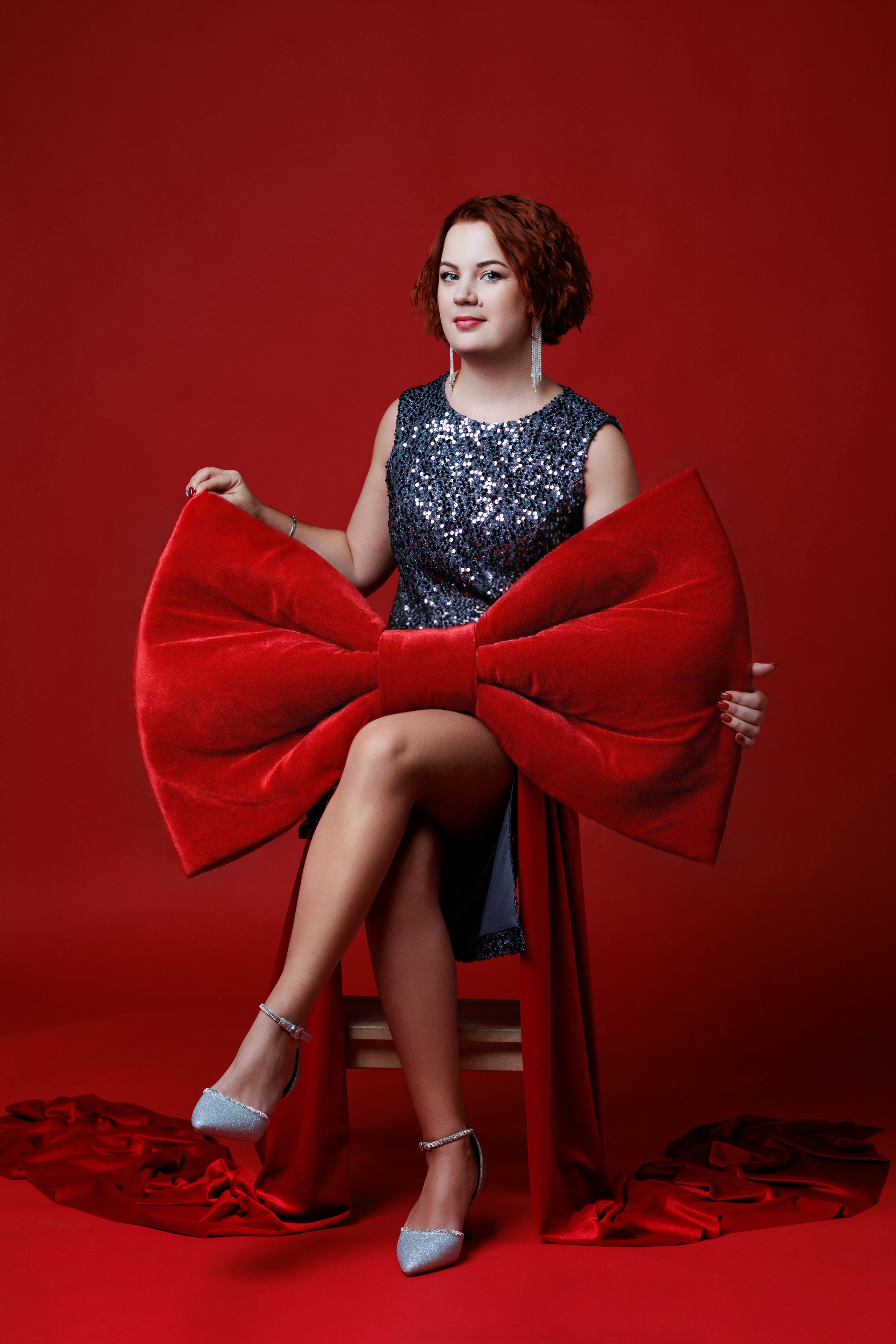 Новогодние съёмки в киношколе «Отправная точка». Фотограф новорожденных и деток до года в Москве и Подмосковье Царева Т