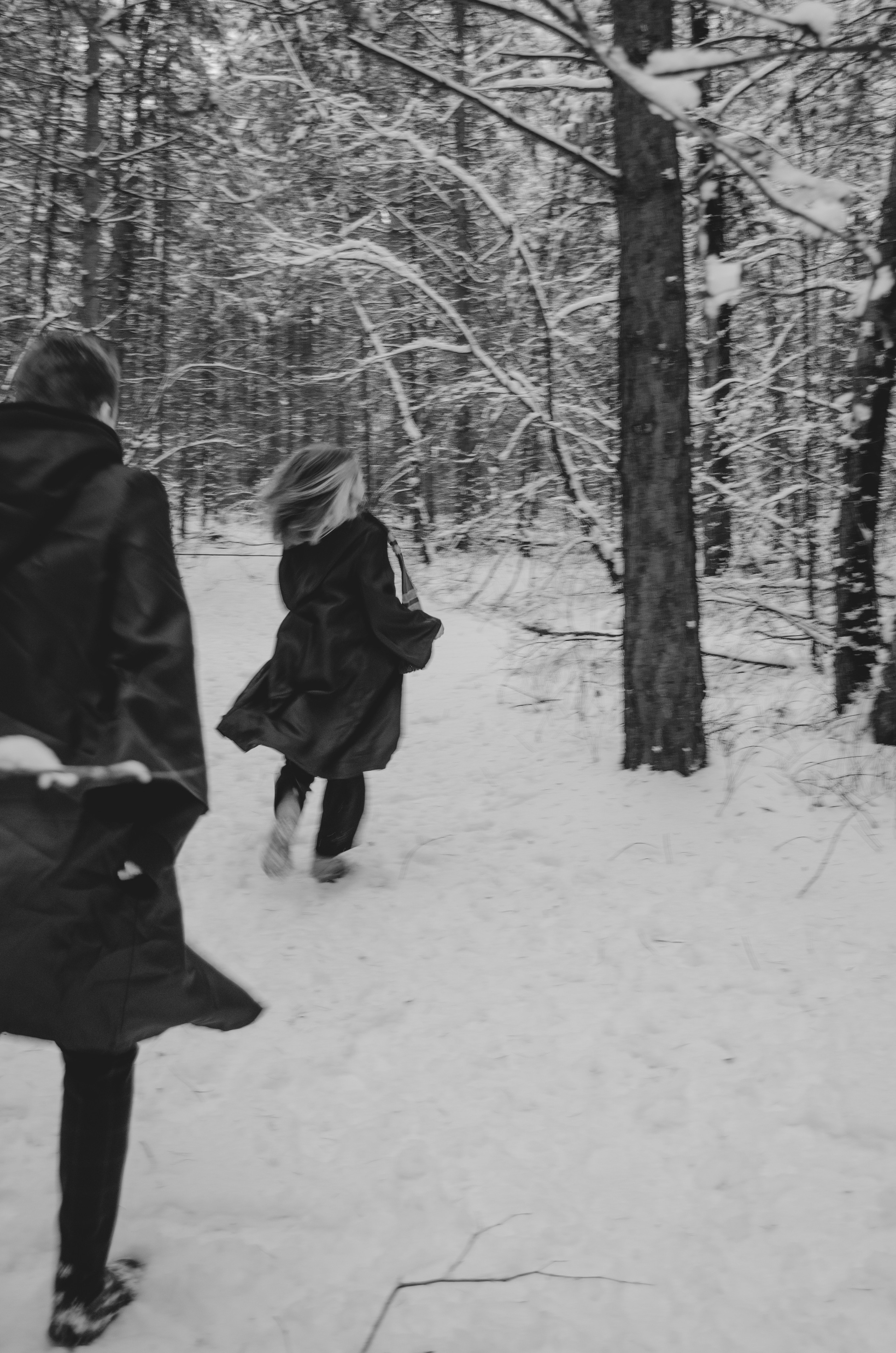 Зимняя история любви в стиле фильма «Гарри Поттер». Денисова Аля — фотограф для парных съемок и индивидуальных историй в Барнауле