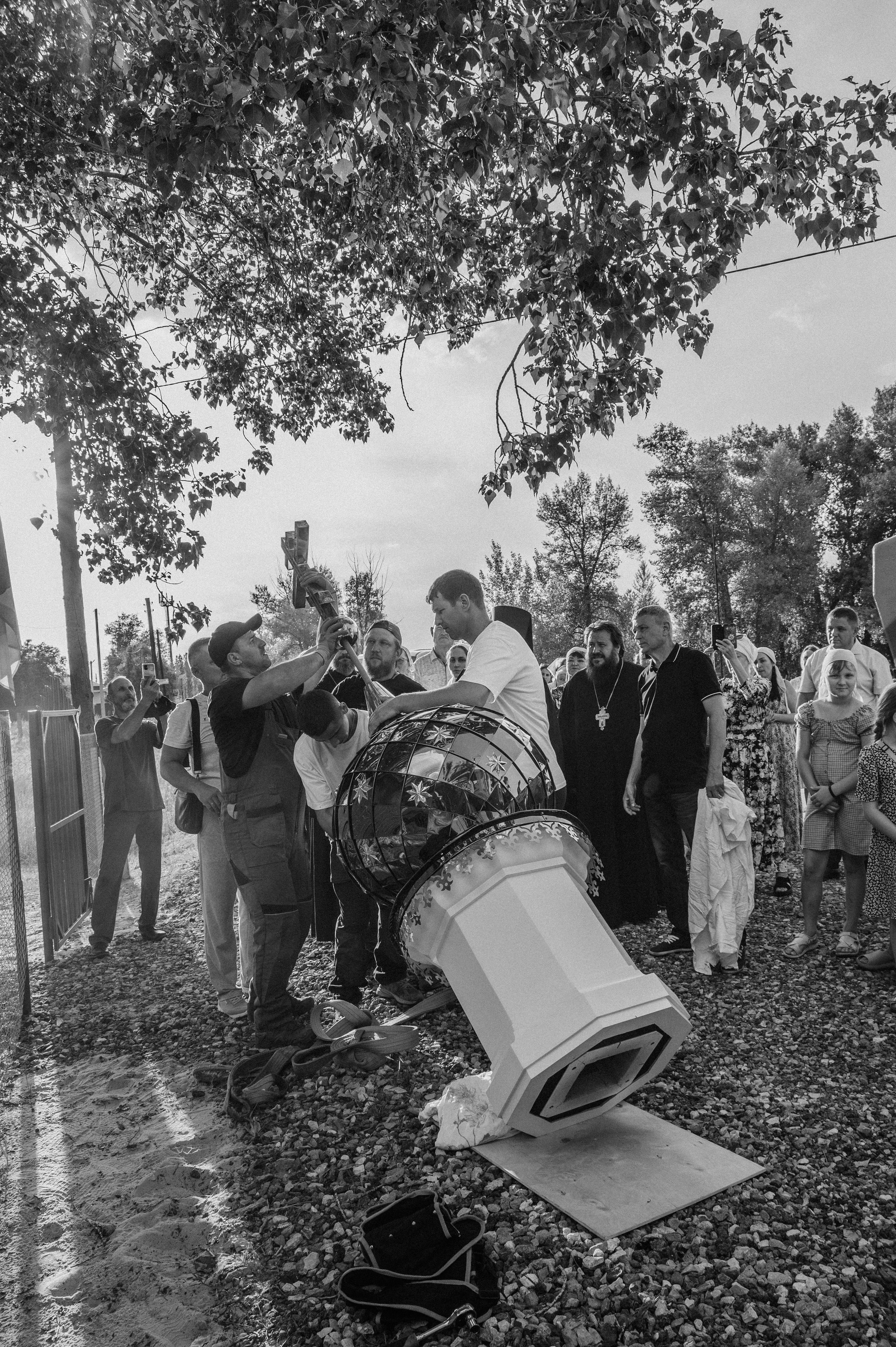 Освещение купола в храме Казанской иконы Божьей Матери х. Закутский. Церковный, семейный и репортажный фотограф Волгоград, Волжский