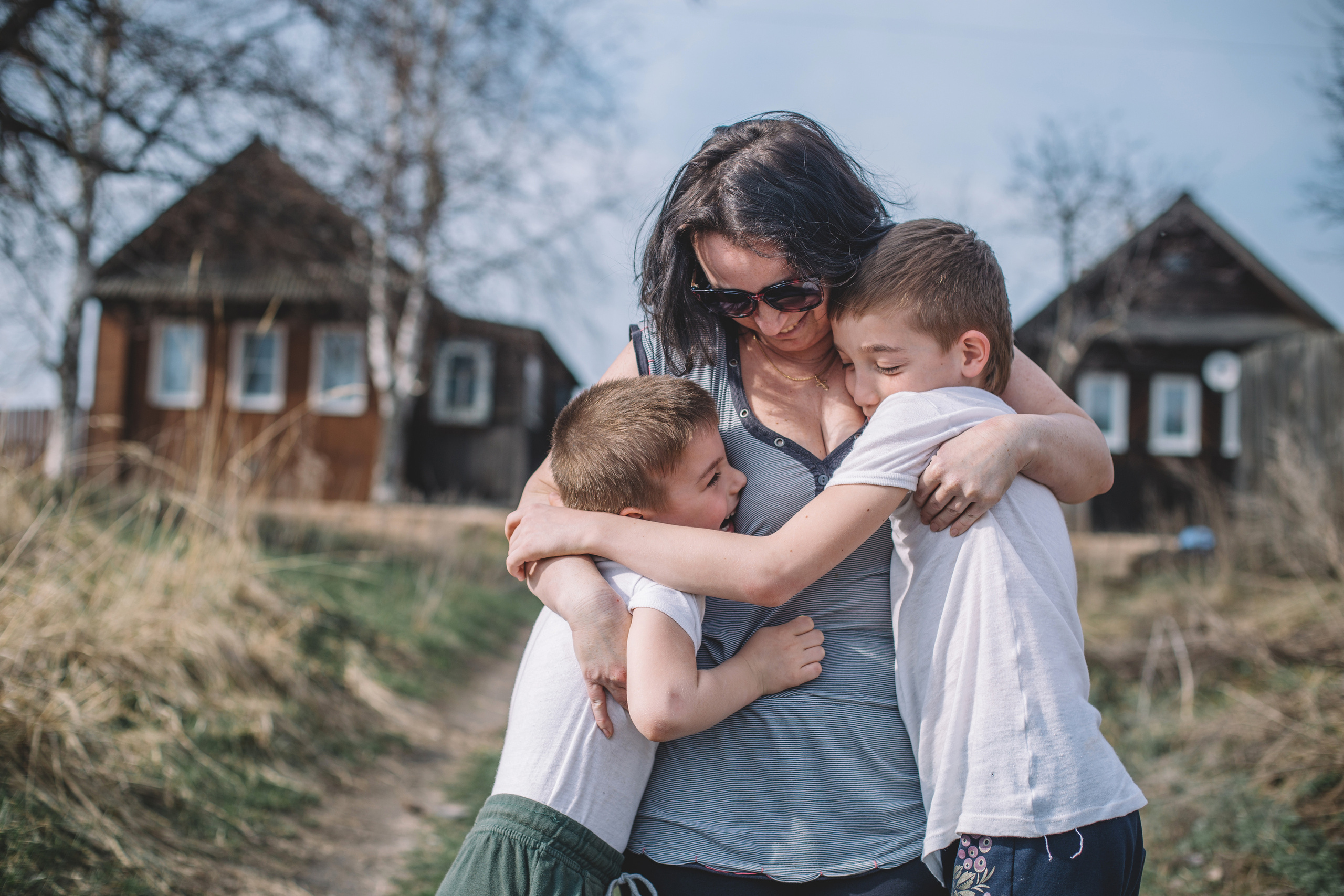 Женя, дети и Крош