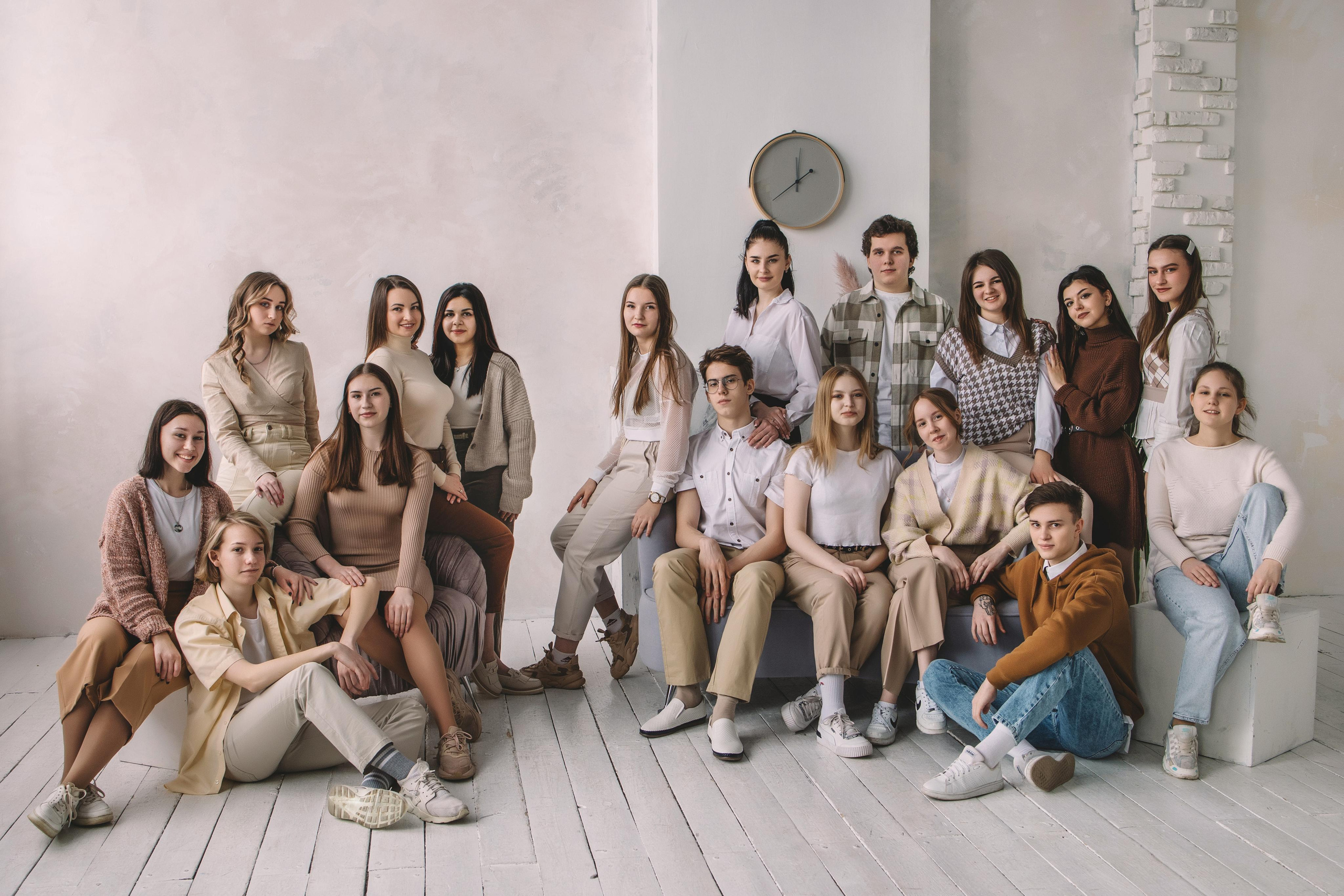 Старшеклассники. Групповые кадры