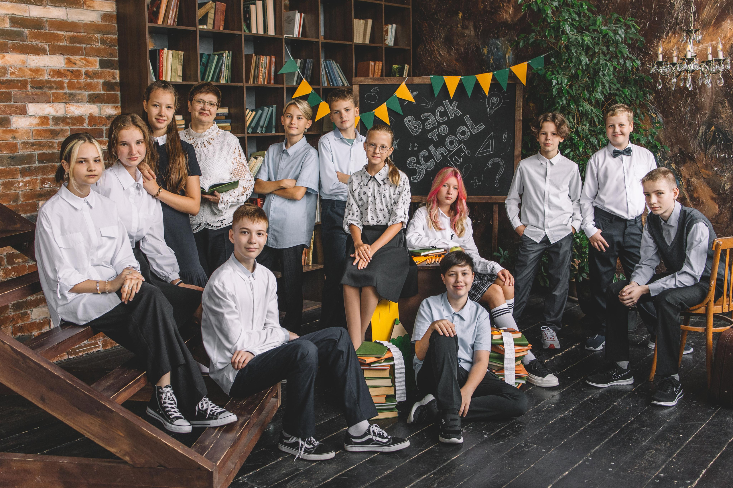 Среднее звено. Групповые кадры