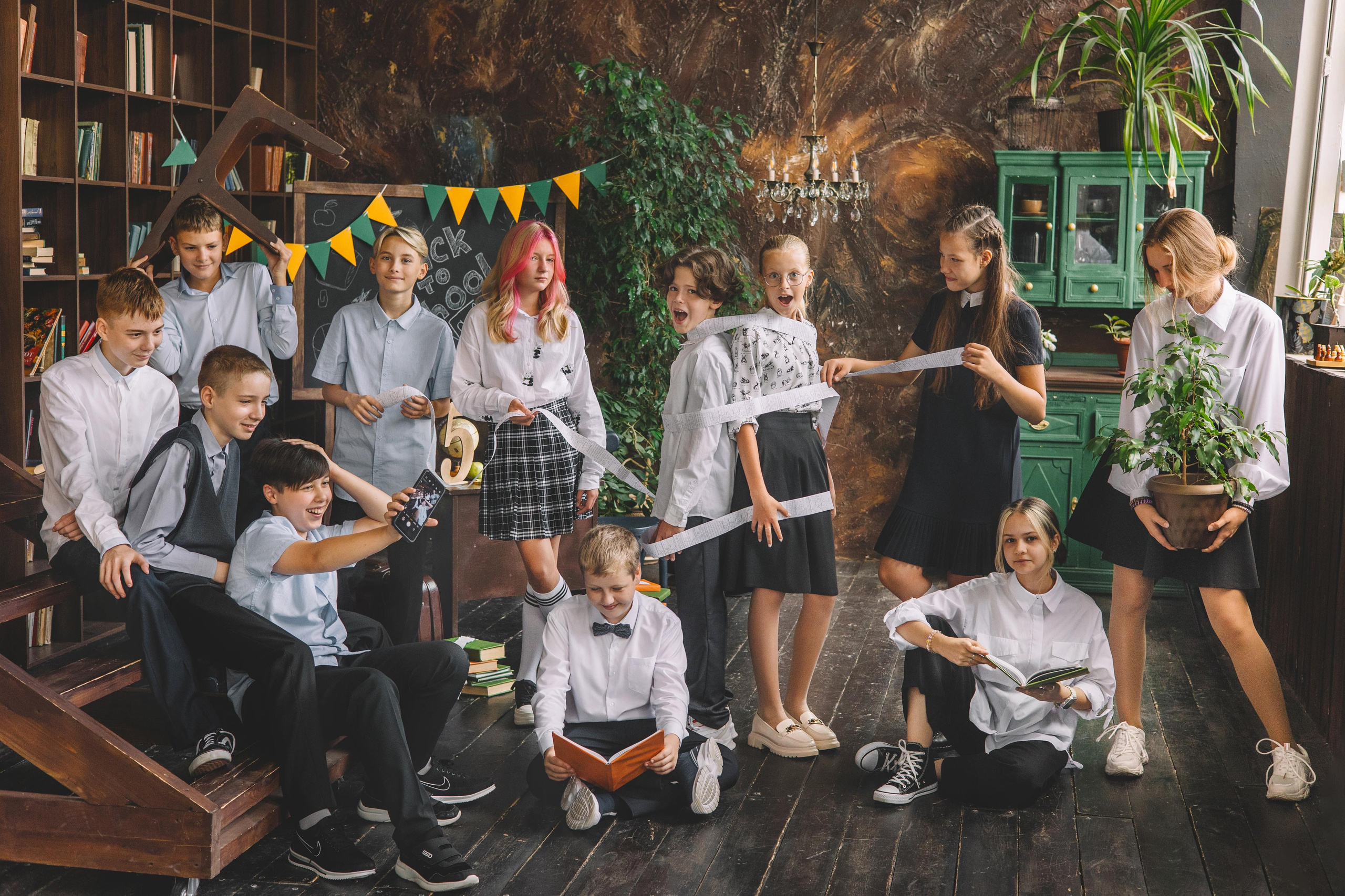 Среднее звено. Групповые кадры