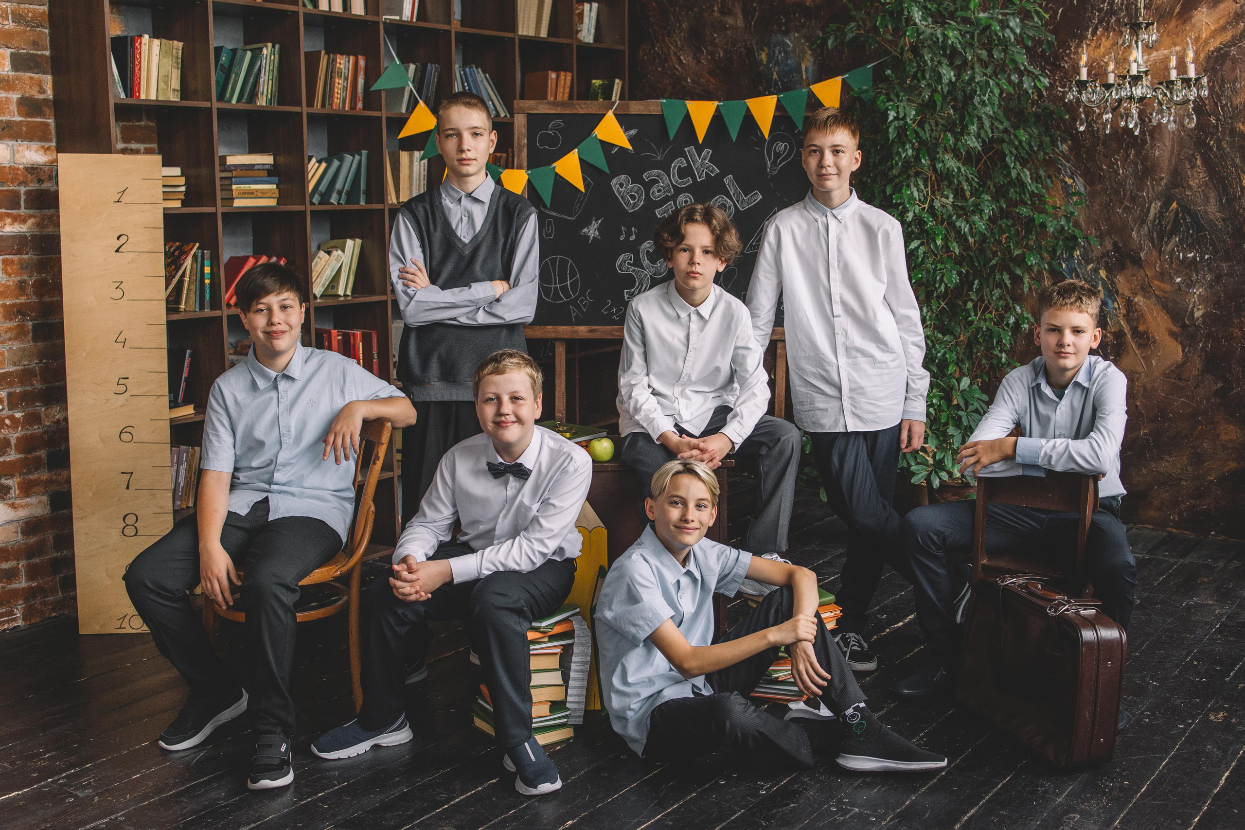 Среднее звено. Групповые кадры