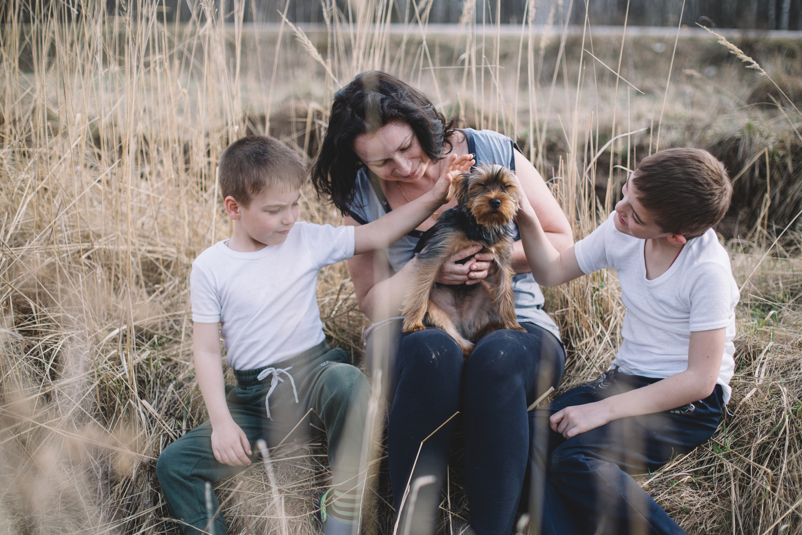 Женя, дети и Крош