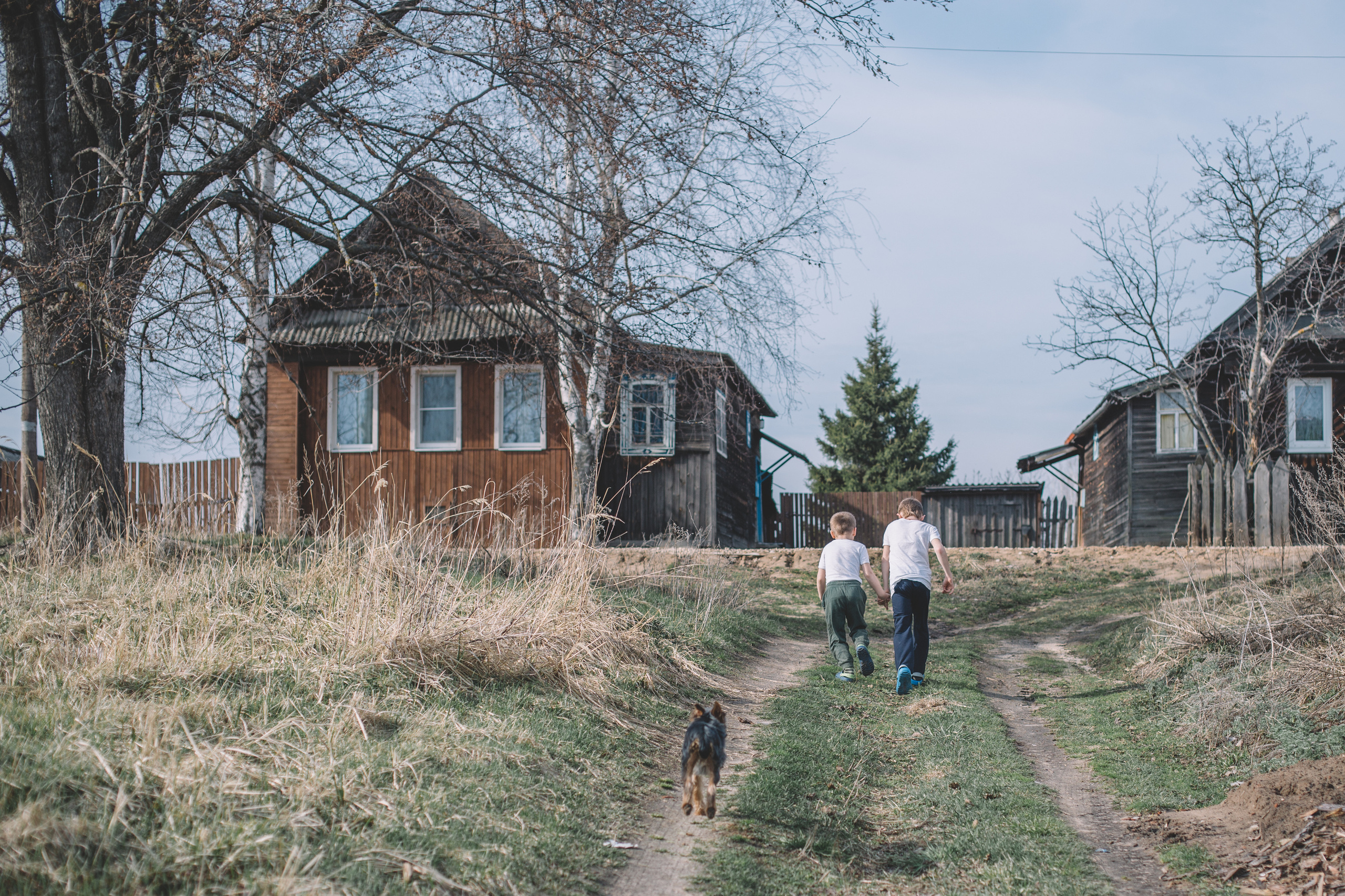 Женя, дети и Крош