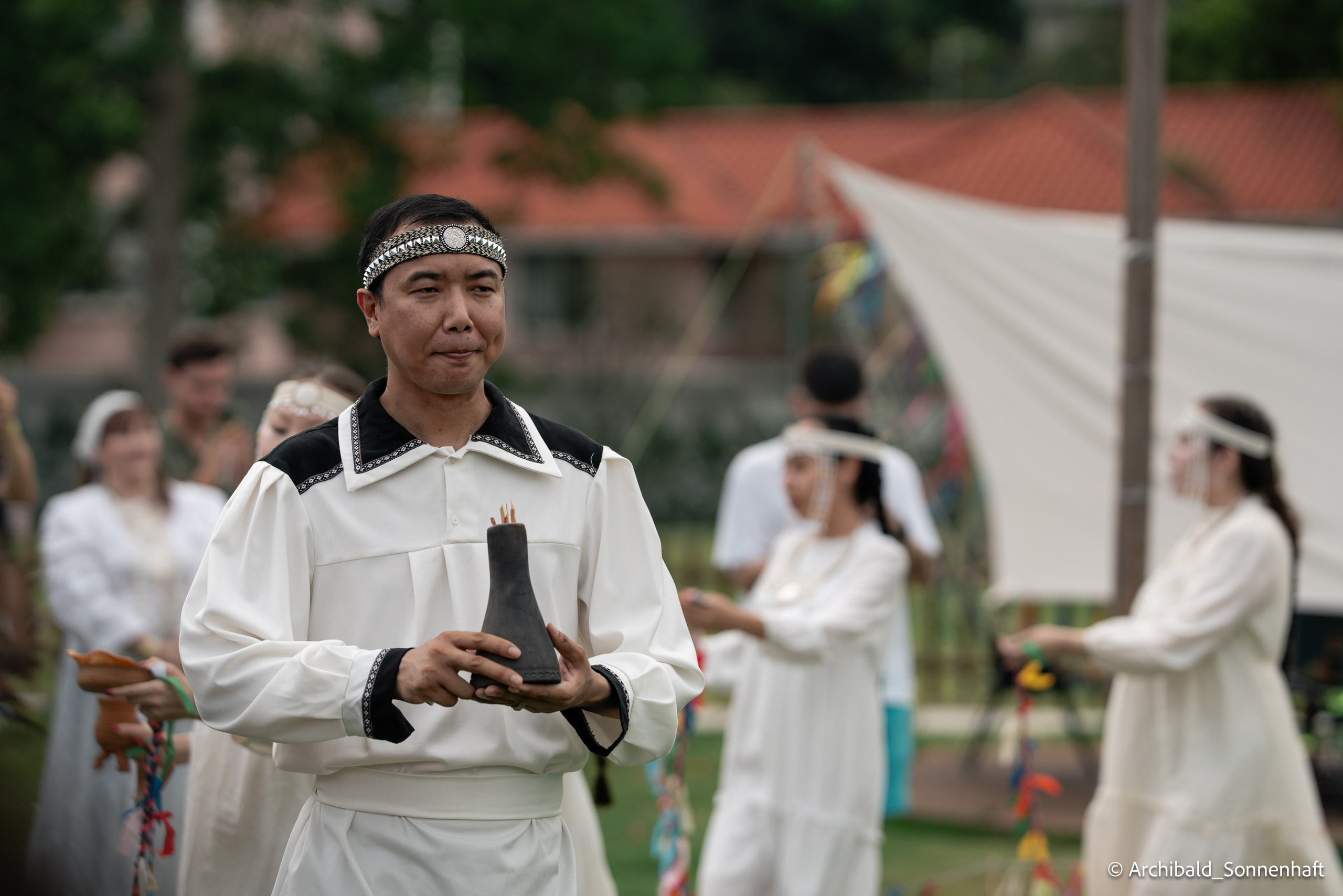 Yakuts festival of rebirth of nature after a hard winter. Photographer in Guangzhou, China. Archibald Sonnenhaft