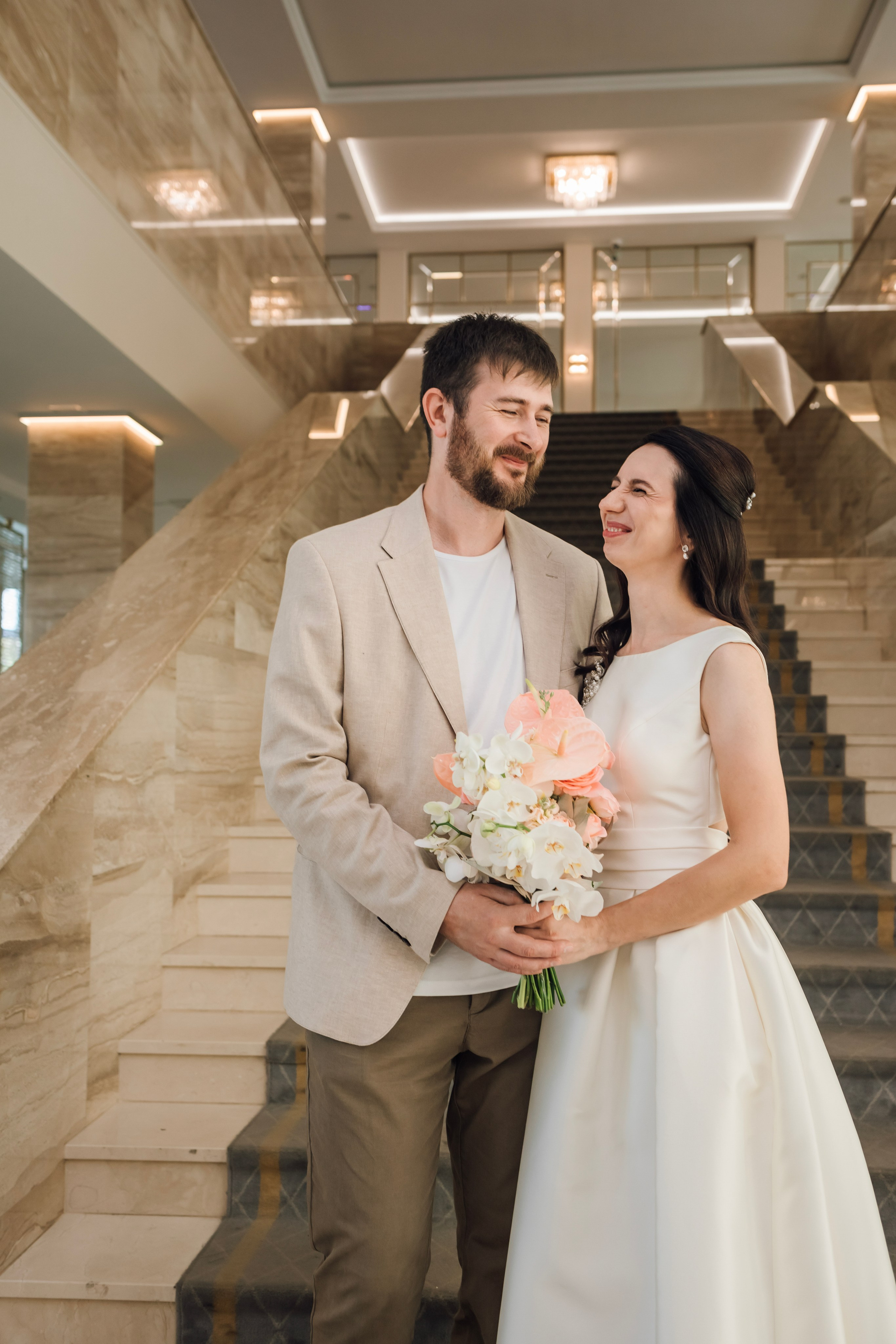 Таня и Миша. Свадьба в лофте. Свадебный и семейный фотограф в Москве Евгения Лисина