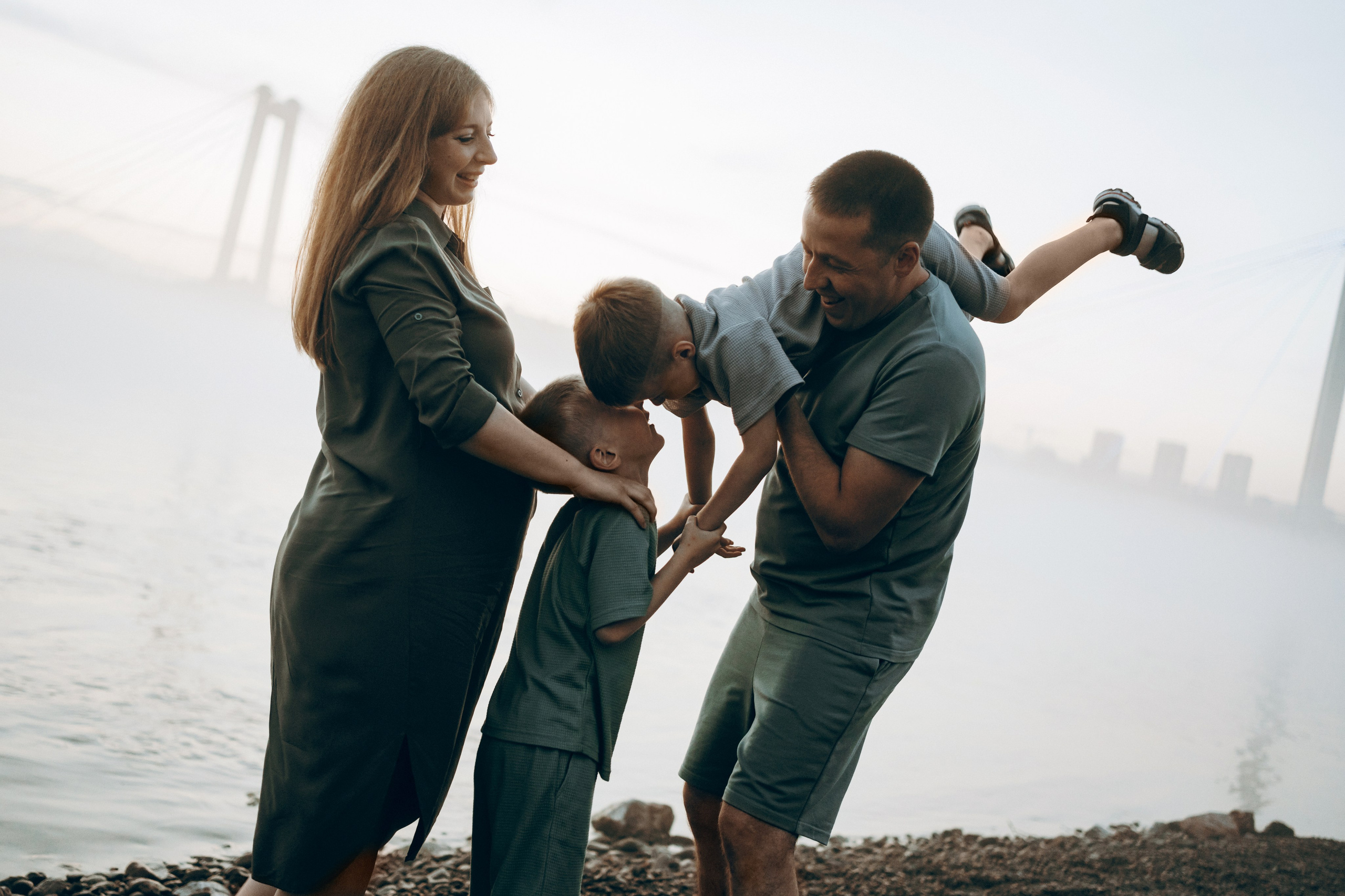 Семейный вечер после дождя. Фотограф Контузорова Ольга