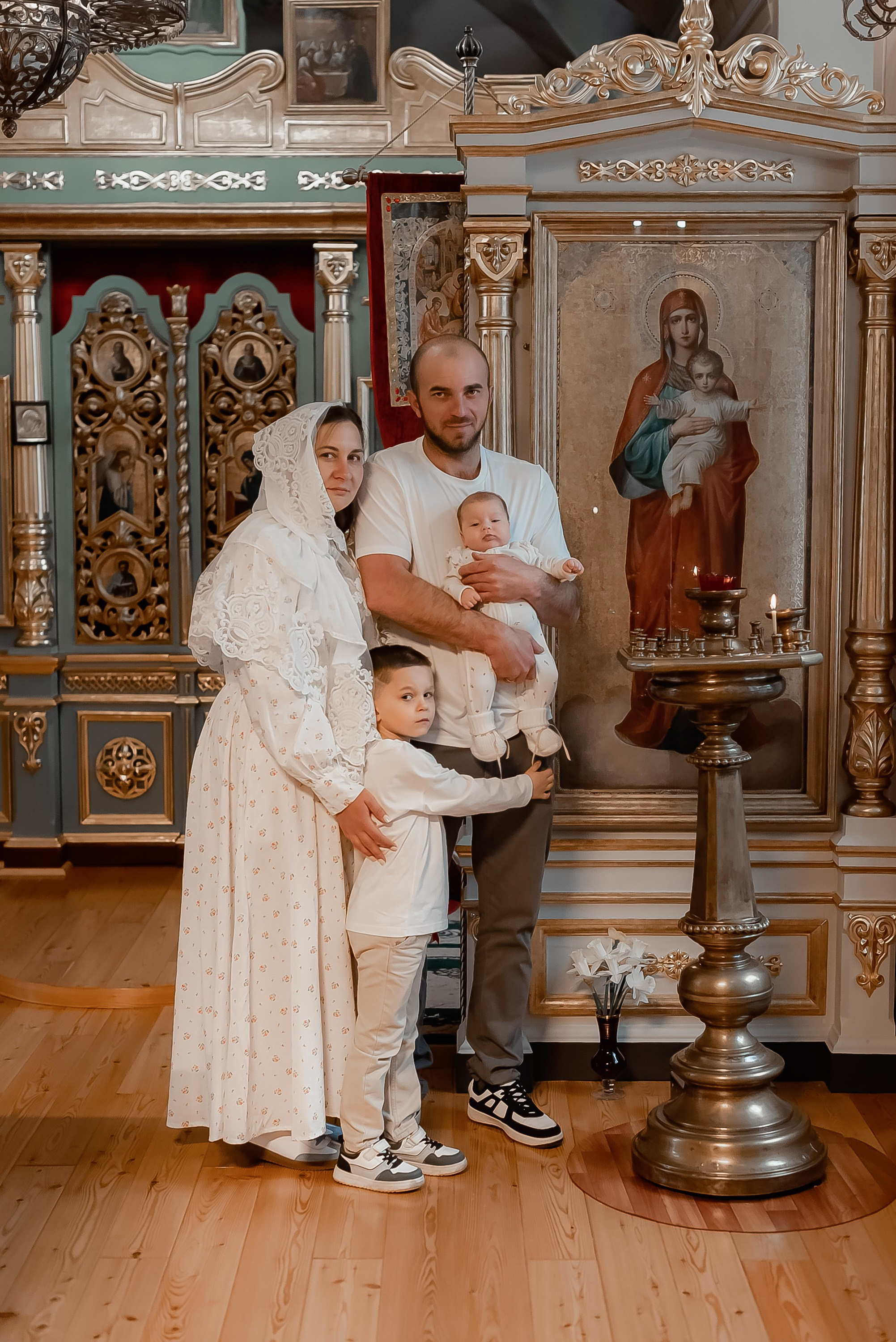 Крещение Стефании. Фотограф Тула творческие фотосессии недорого Ольга Ромашина