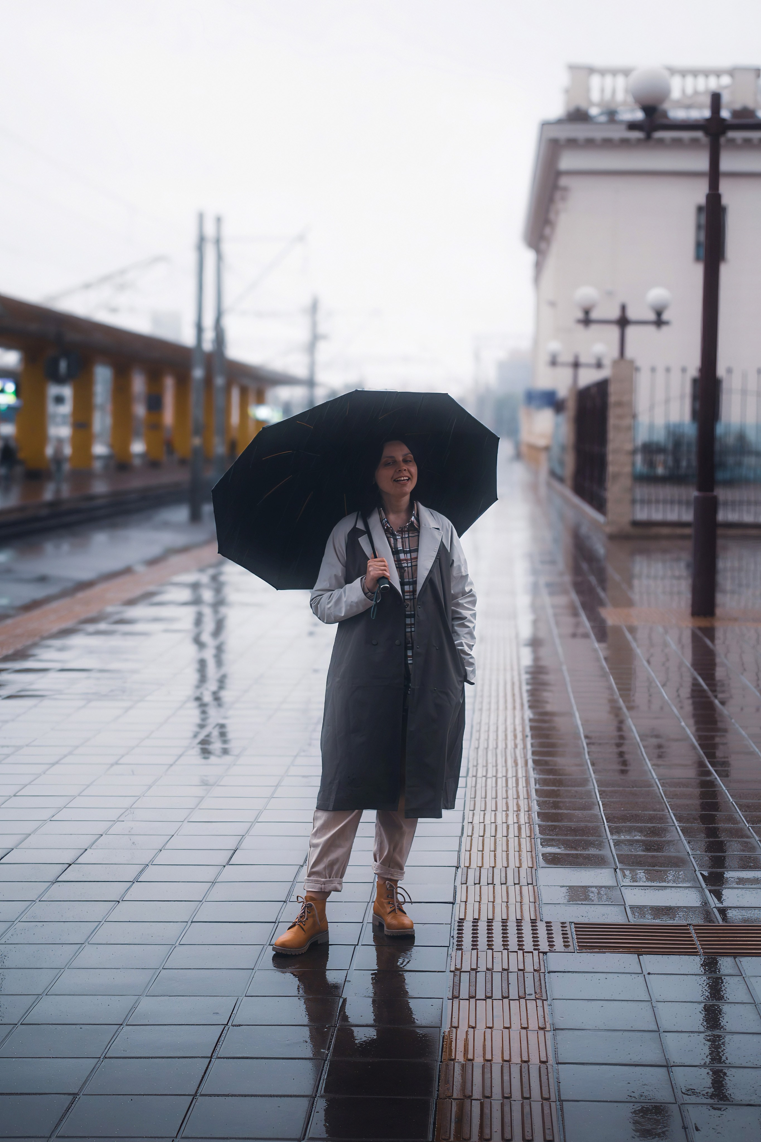 Фотосессия на вокзале