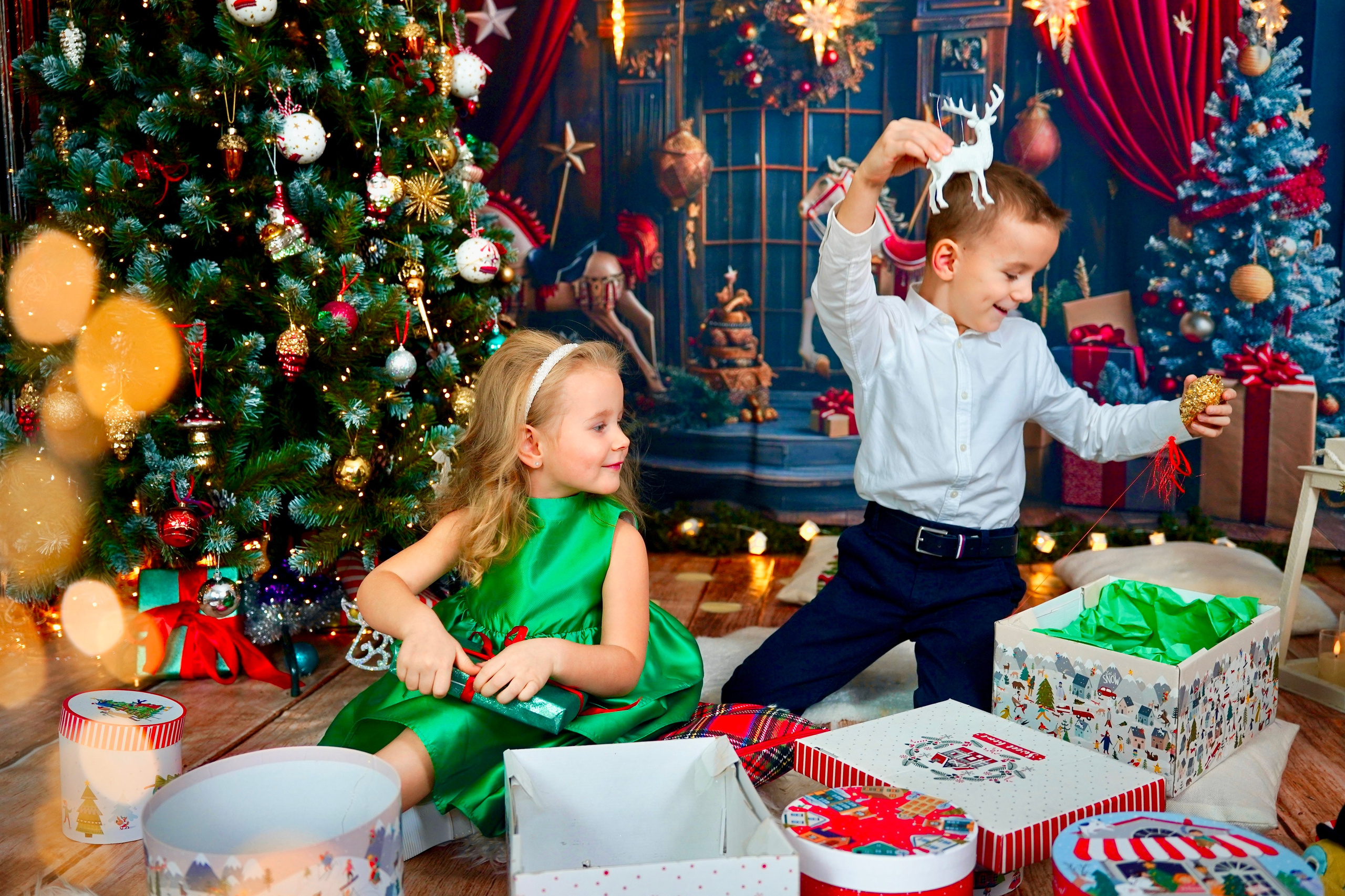 Новогодний фотопроект 2025 № 4. Семейный и детский фотограф Александра Гвоздикова
