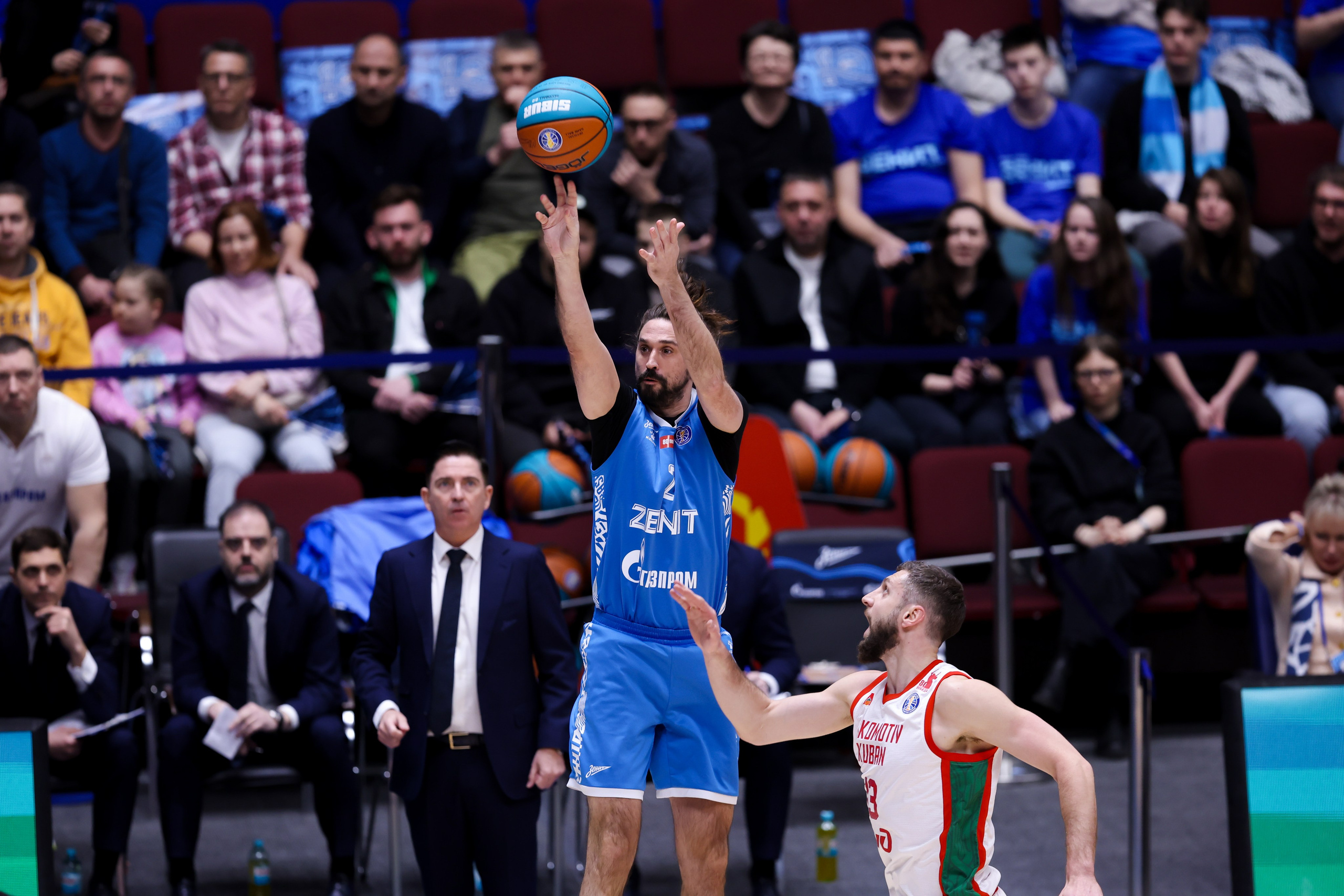 БК Зенит — БК Локомотив-Кубань 07.05.2025. Спортивный и репортажный фотограф Антон Тереханов
