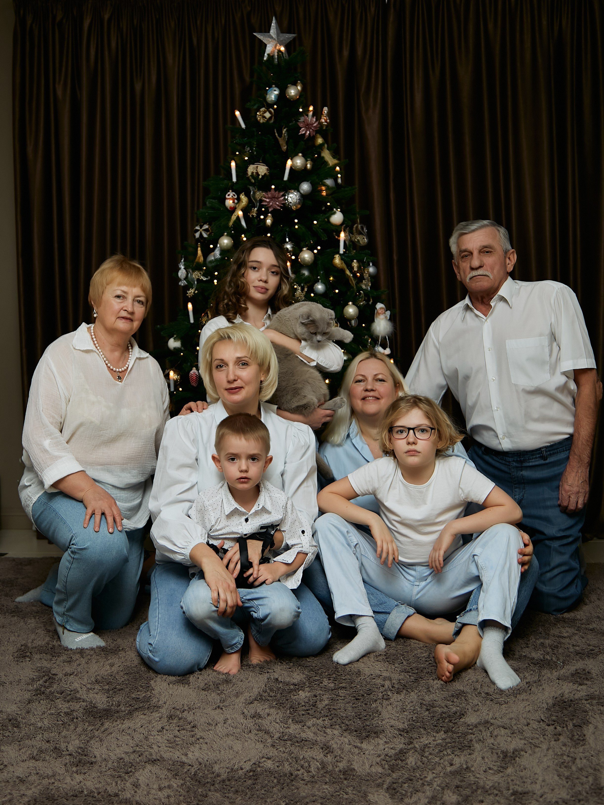 Новый год большой семьи. Budanovaphoto.ru