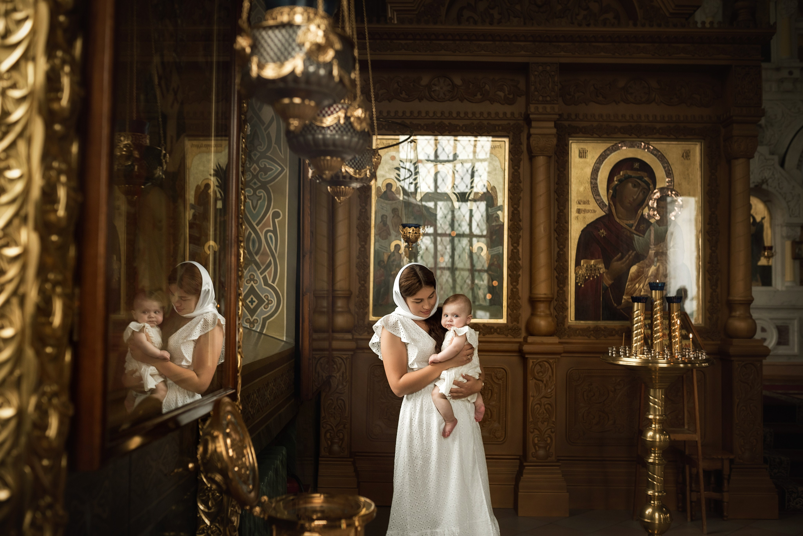 Крещение Марии Храм Преполовения Пятидесятницы. Семейный фотограф в Ростове-на-Дону Татьяна Литвинова