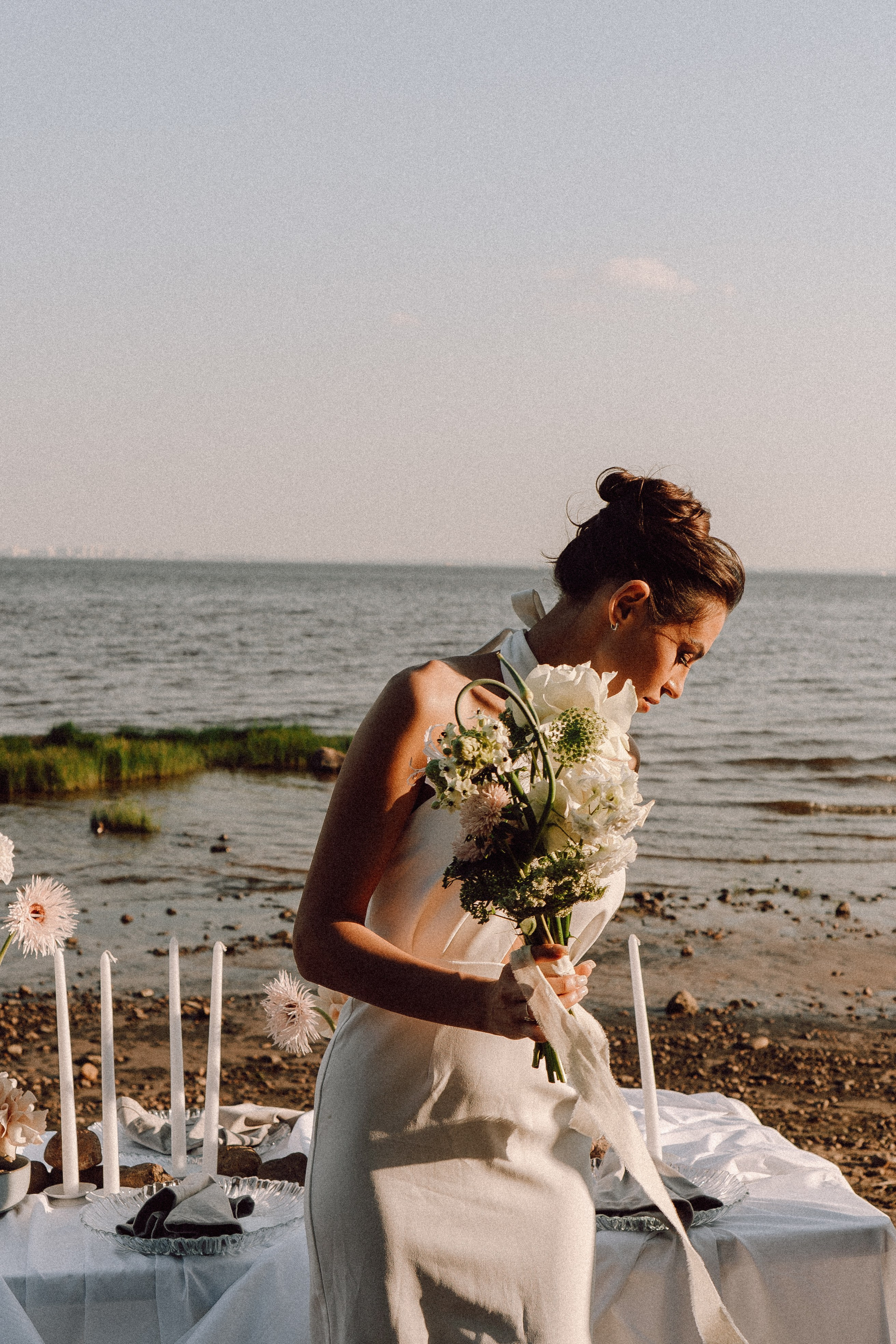 СВАДЕБНАЯ ФОТОСЕССИЯ ВЫЕЗДНОЙ ЦЕРЕМОНИИ (ФИНСКИЙ ЗАЛИВ). Профессиональный фотограф, Санкт-Петербург — Виктория Богомолова