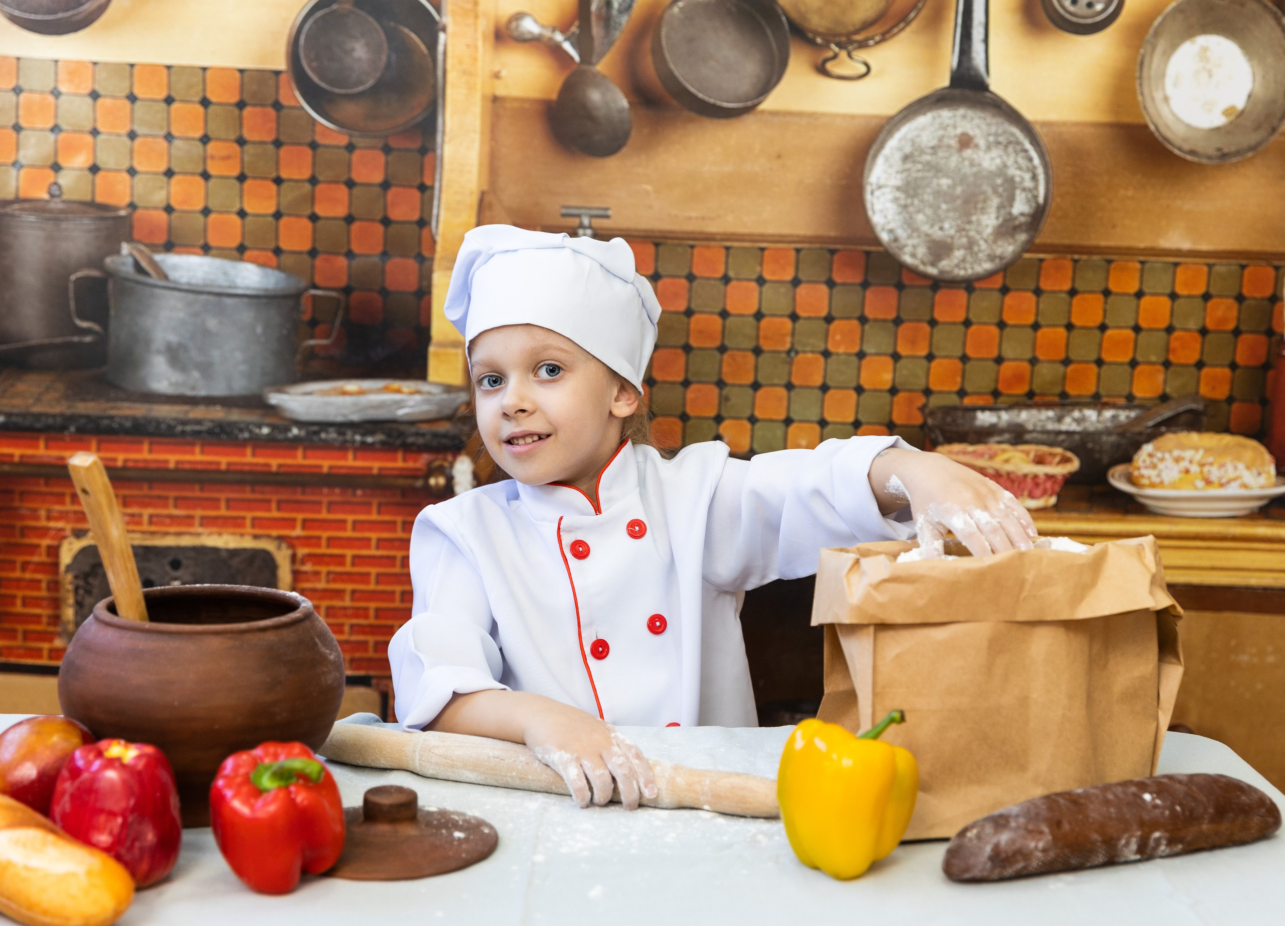 Тематическая «Поварята». Семейный, детский, школьный фотограф в Благовещенске Яна Белоусова