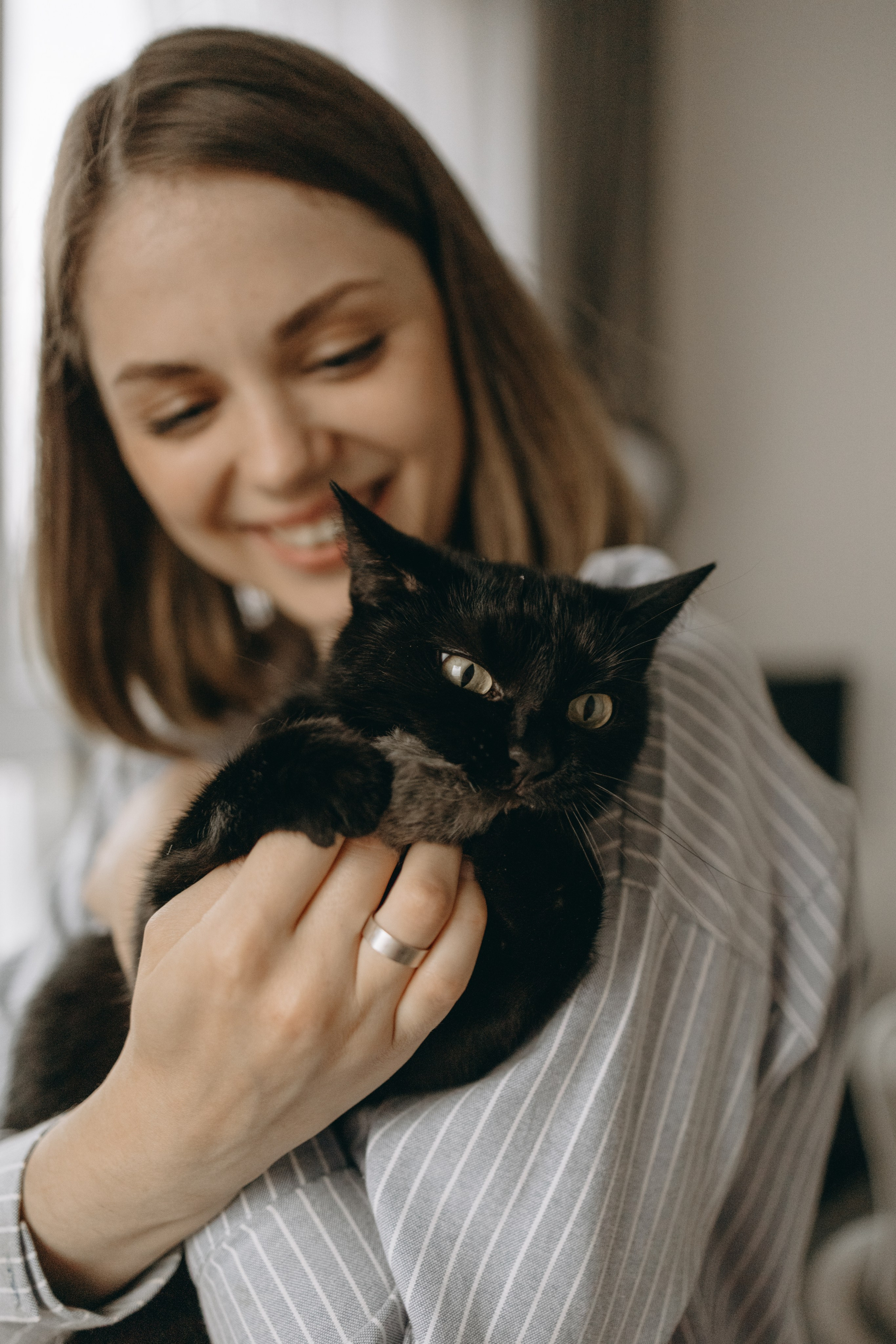 Настя, Никита и их Гром и Мяу. Фотограф — Анималист | Санкт-Петербург