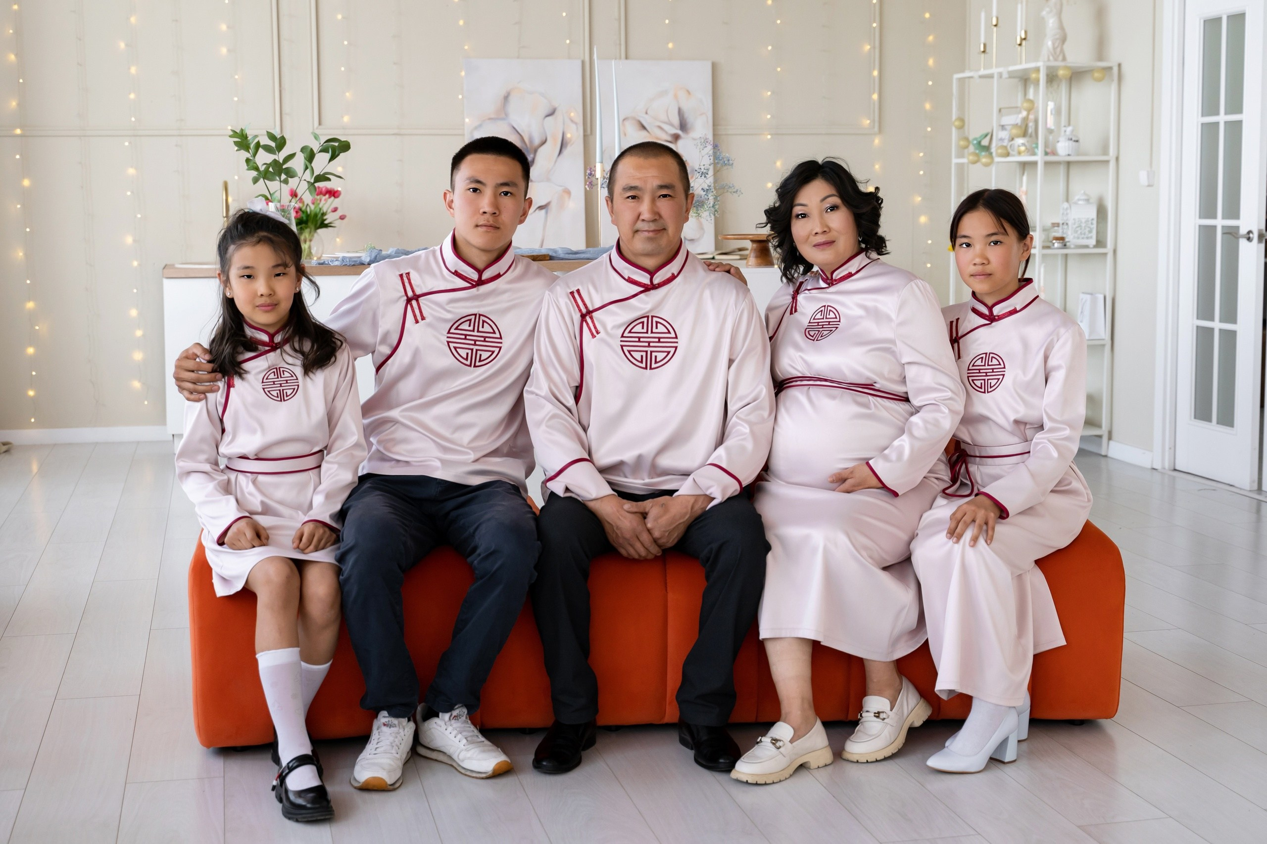 Комплекты Family look. Фотостудия Малина в городе Улан-Удэ. Фотограф Ирина Жарникова