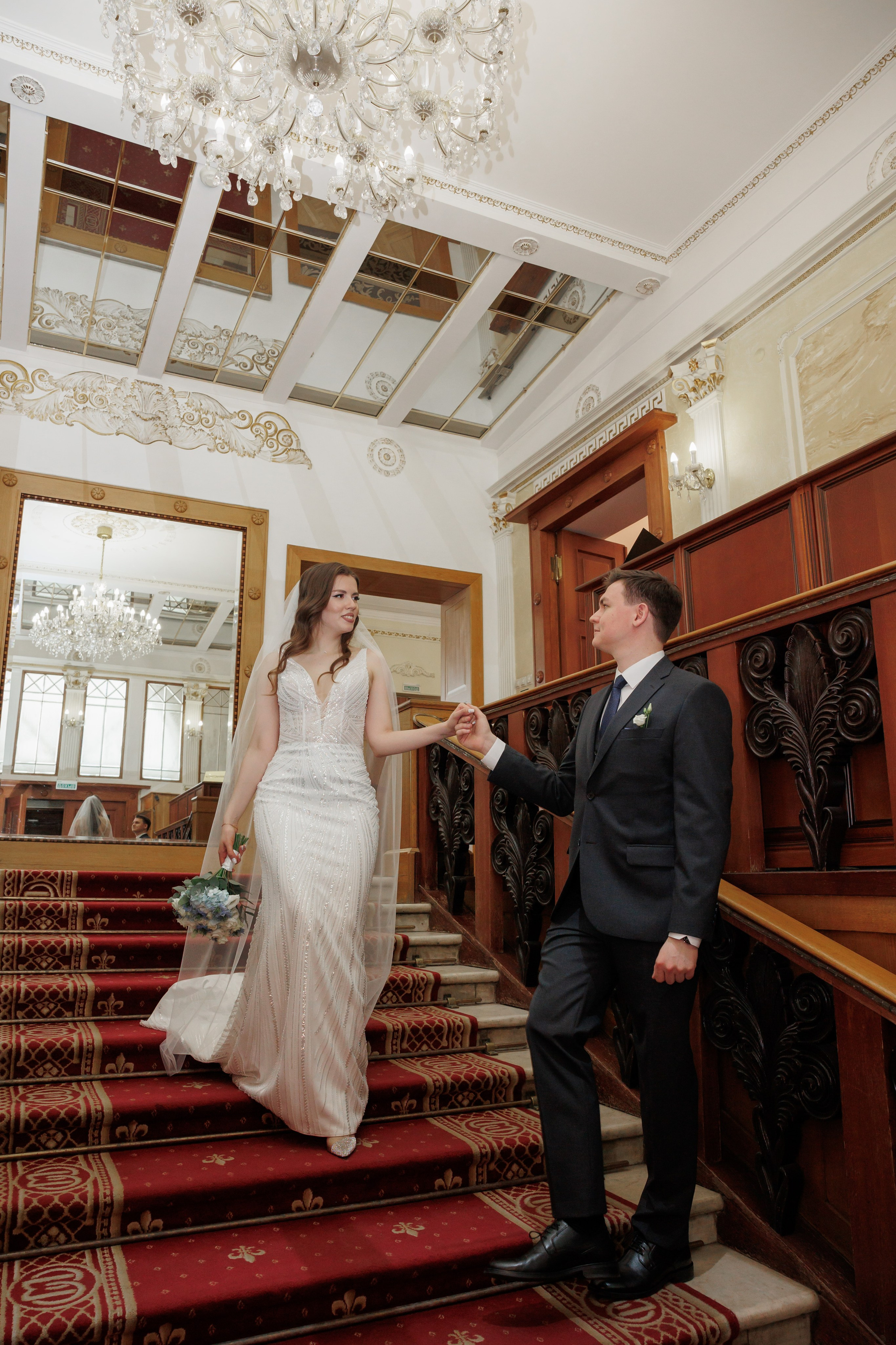 Даша и Дима, Грибоедовский ЗАГС. Свадебный и репортажный фотограф (Москва, Королев и другие)