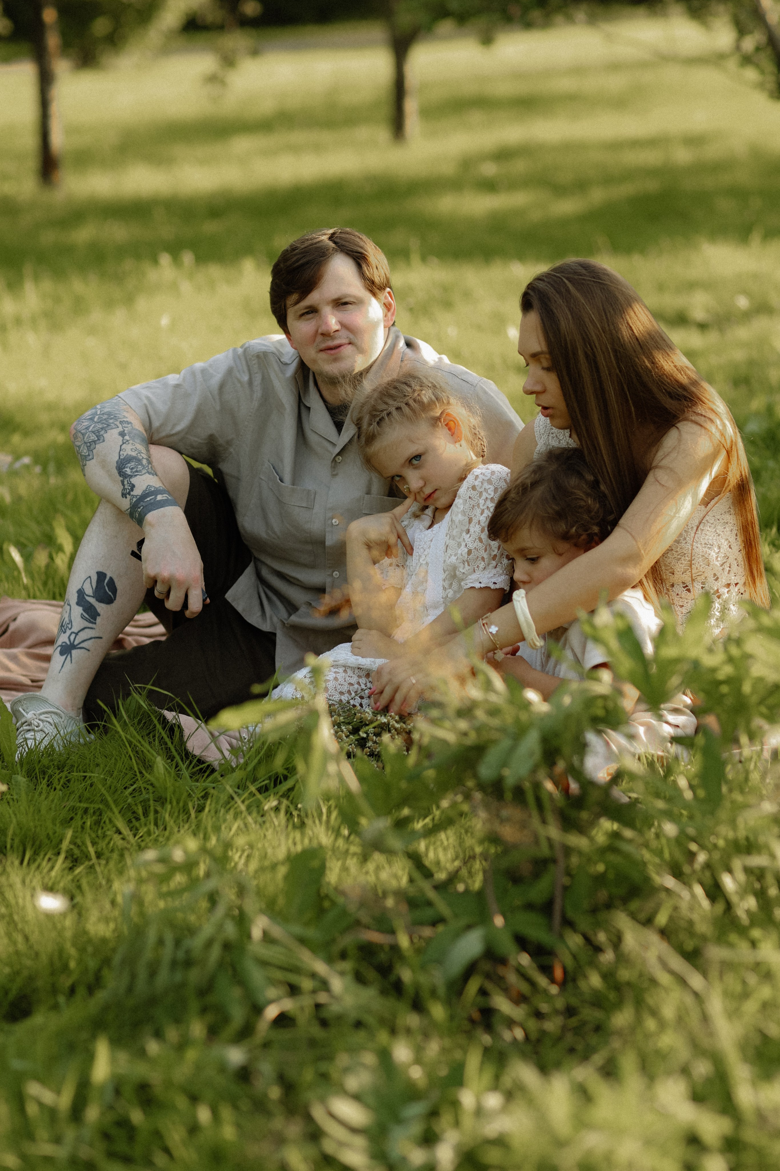 Большая семья. Детский и семейный фотограф, съемка новорожденных Москва