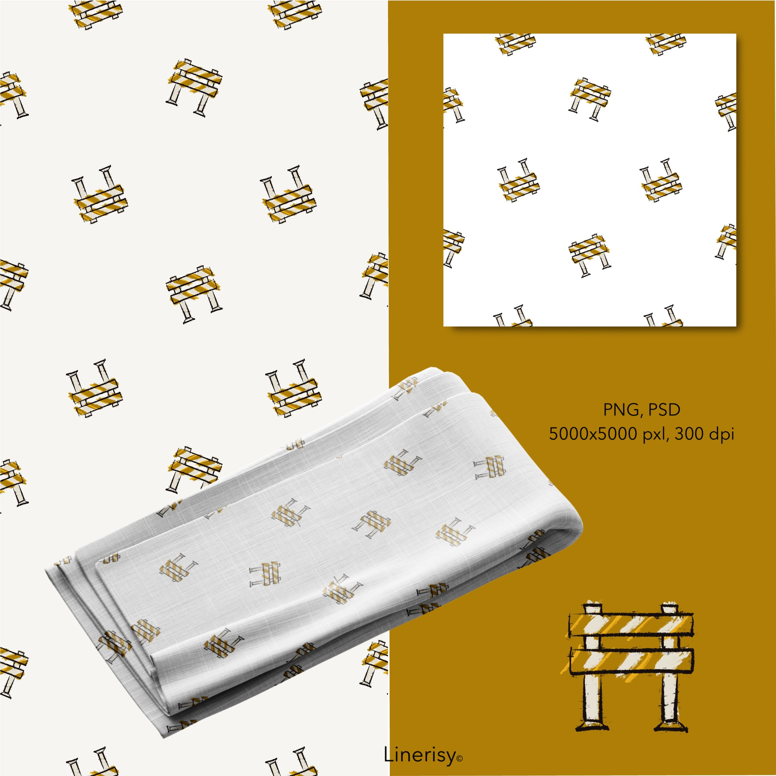 Набор бесшовных паттернов  «ПОЕХАЛИ?». Художник-иллюстратор Евгения Бекренёва