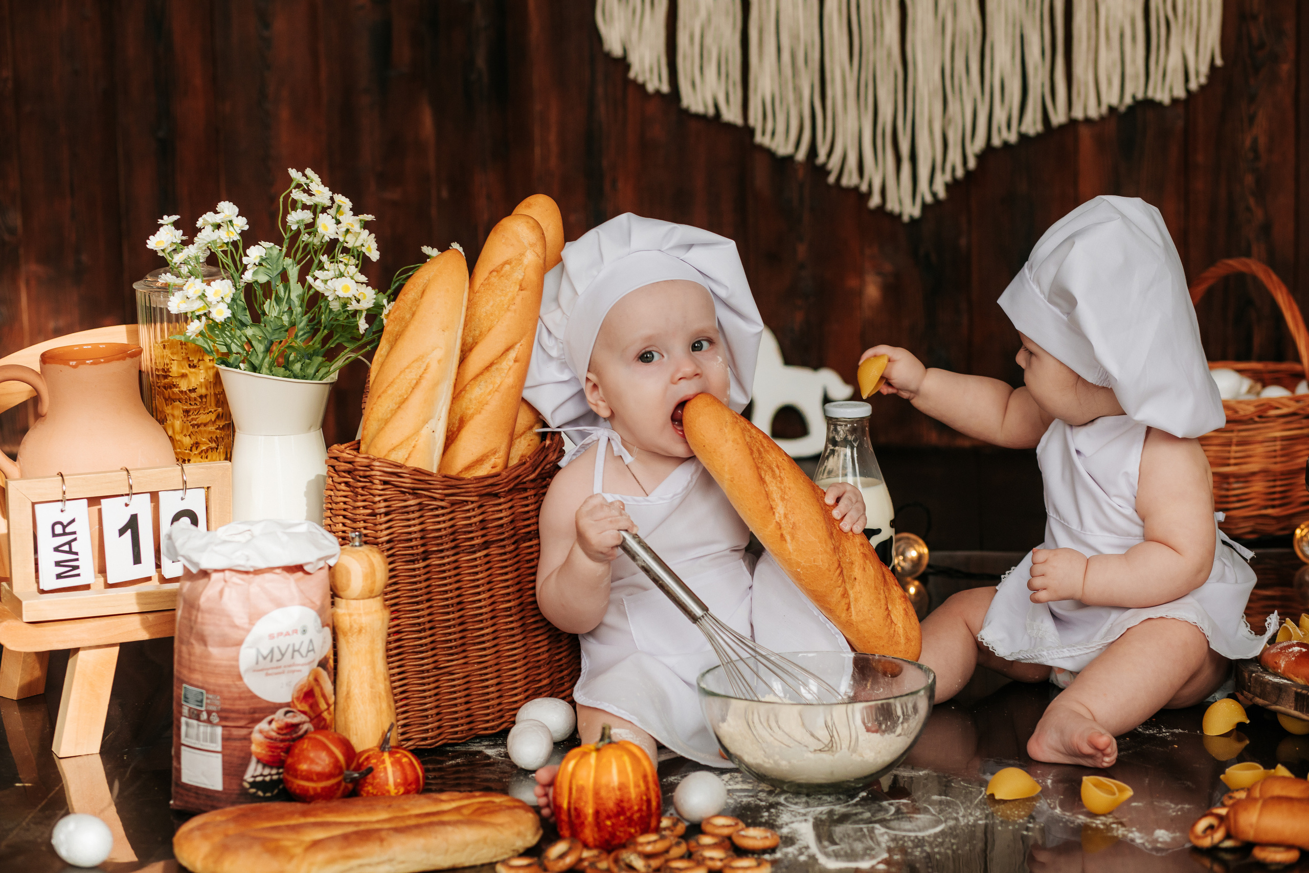 Булочники на багетной вечеринке. Свадебный, семейный фотограф в Дзержинске, Нижнем Новгороде Наталья Хр