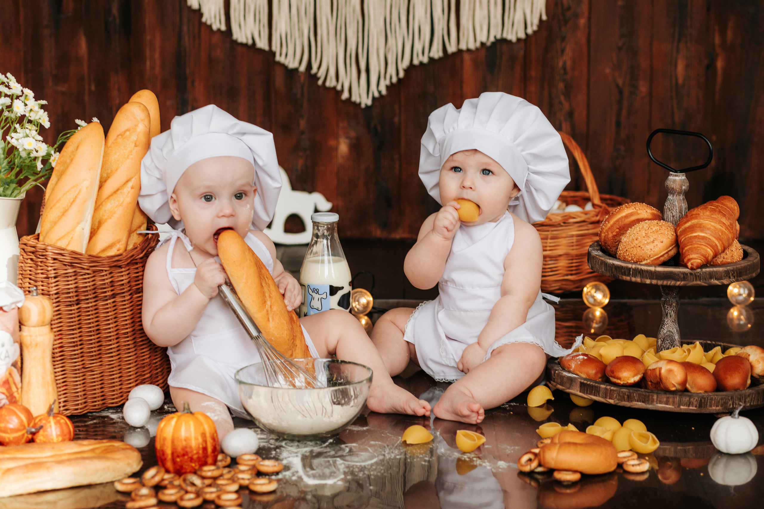 Булочники на багетной вечеринке. Свадебный, семейный фотограф в Дзержинске, Нижнем Новгороде Наталья Хр